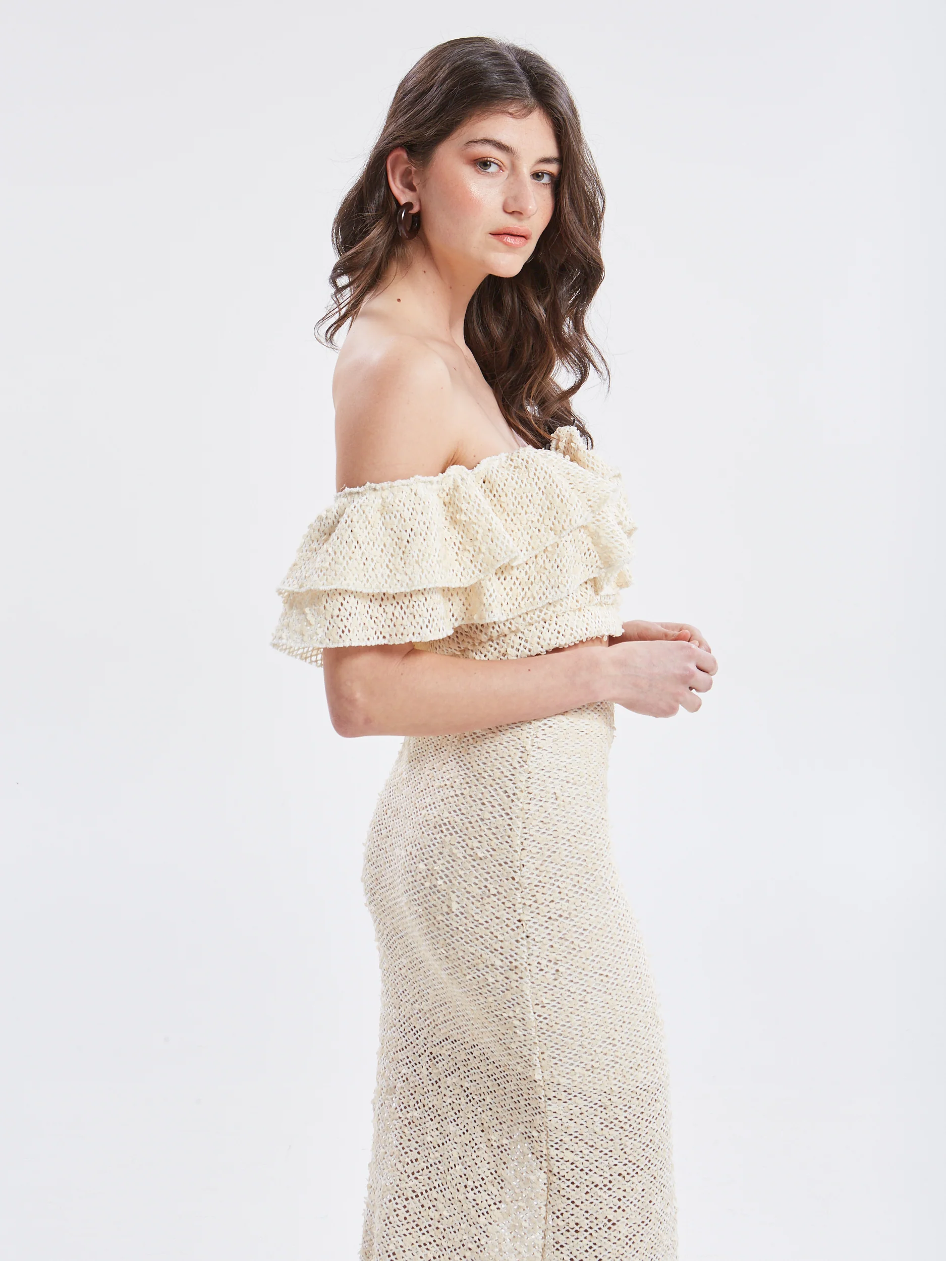 Estelle sequin ecru skirt - Image 3