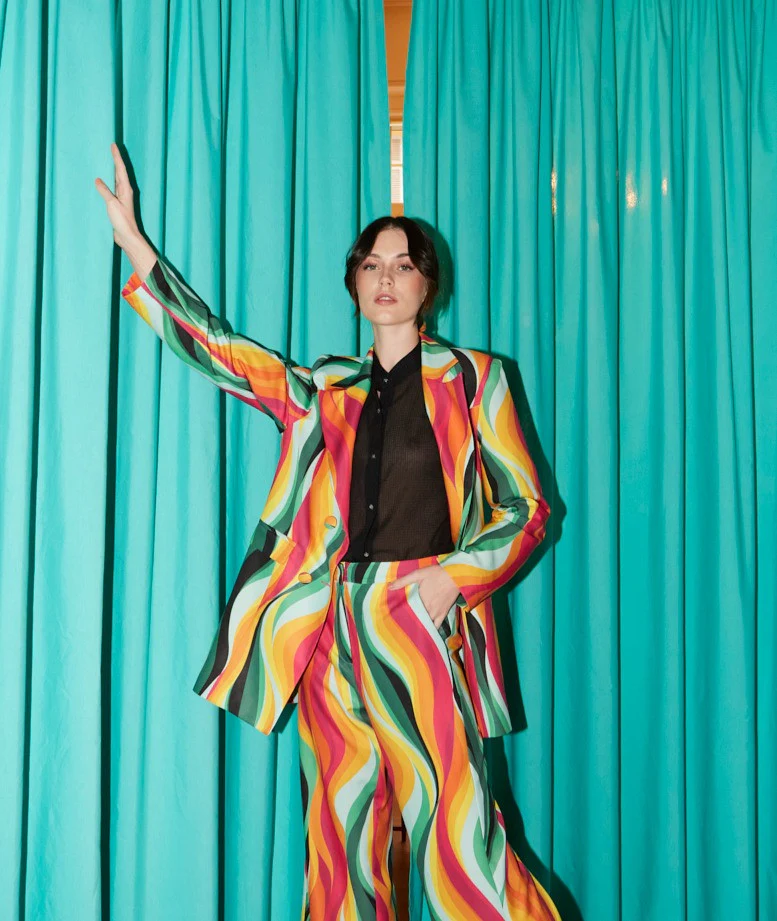 Evelyn printed blazer - Image 3