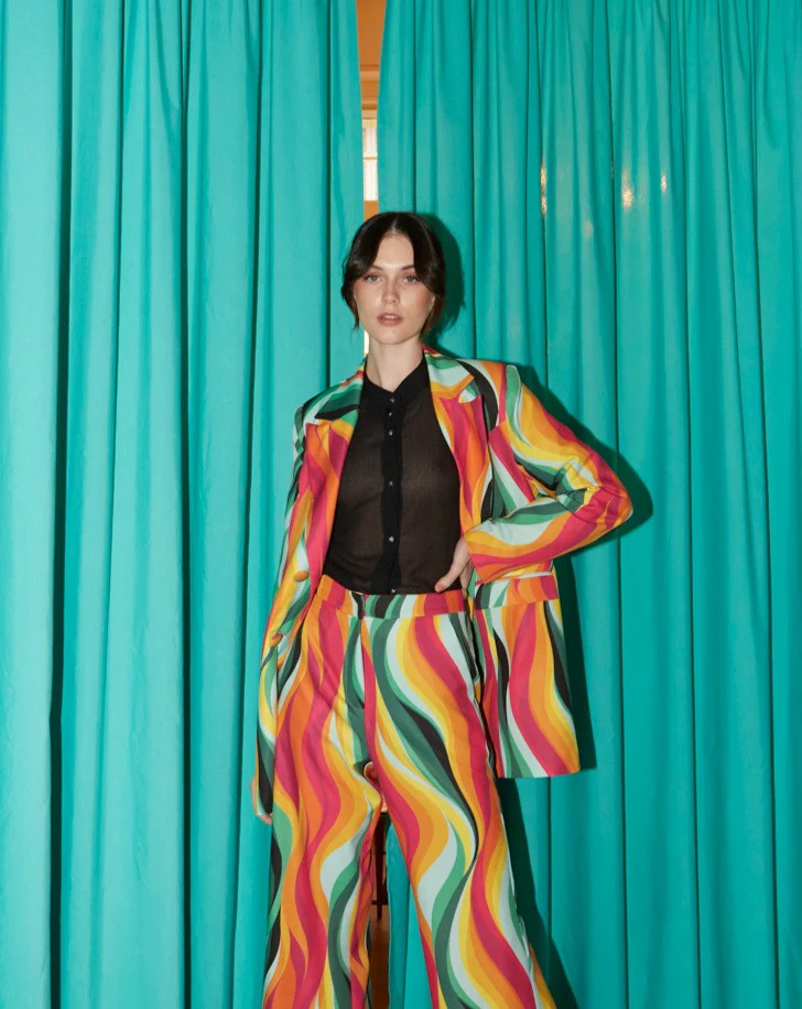Evelyn printed blazer - Image 4
