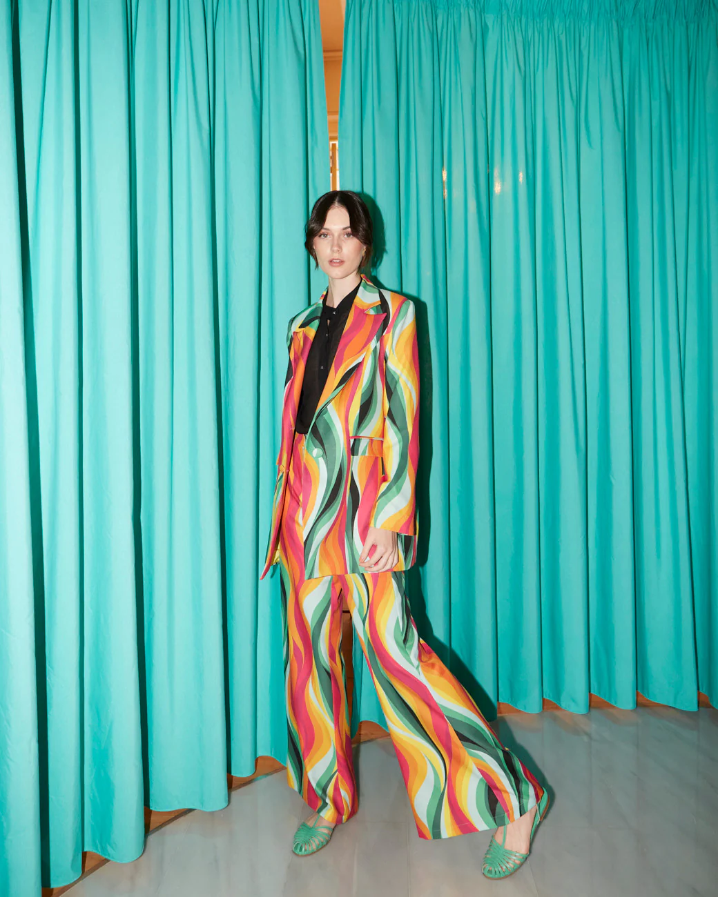 Evelyn printed blazer - Image 5