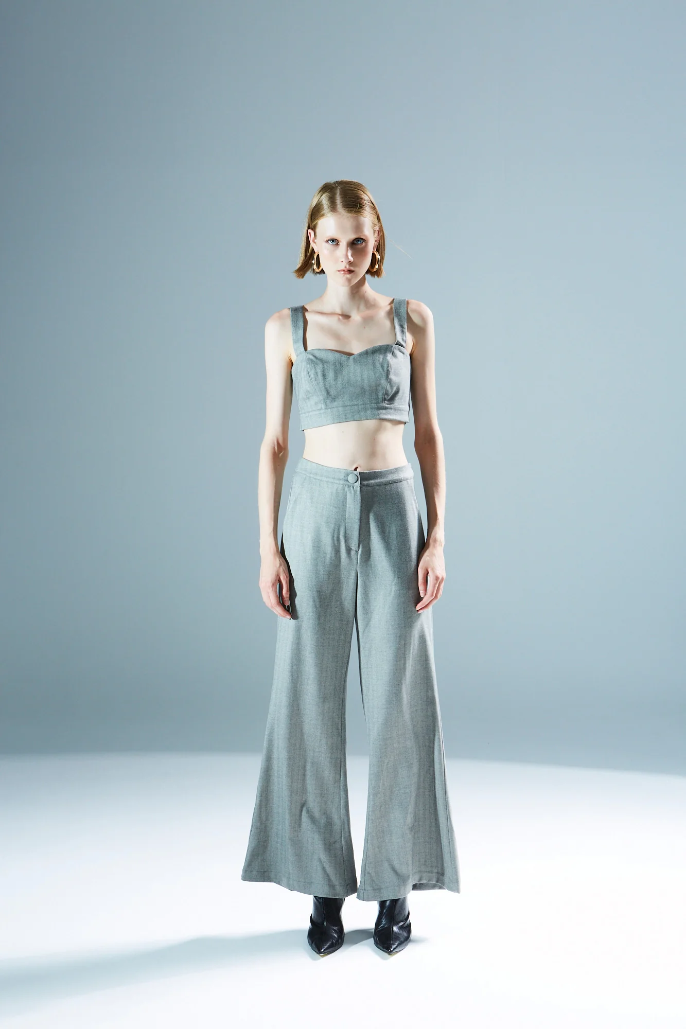 Felicia grey bustier top - Image 2