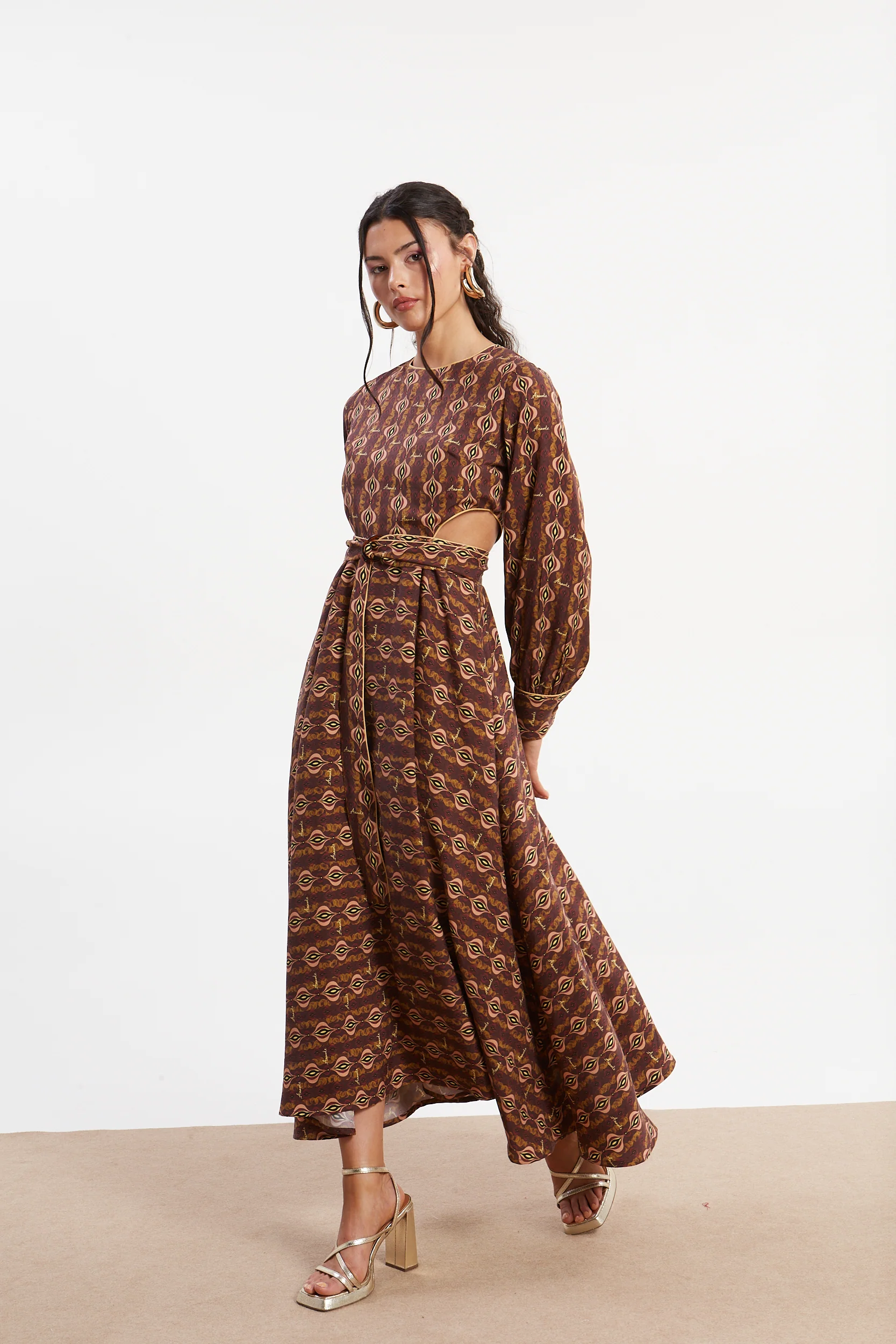 Frida tencel cut out dress - Image 2