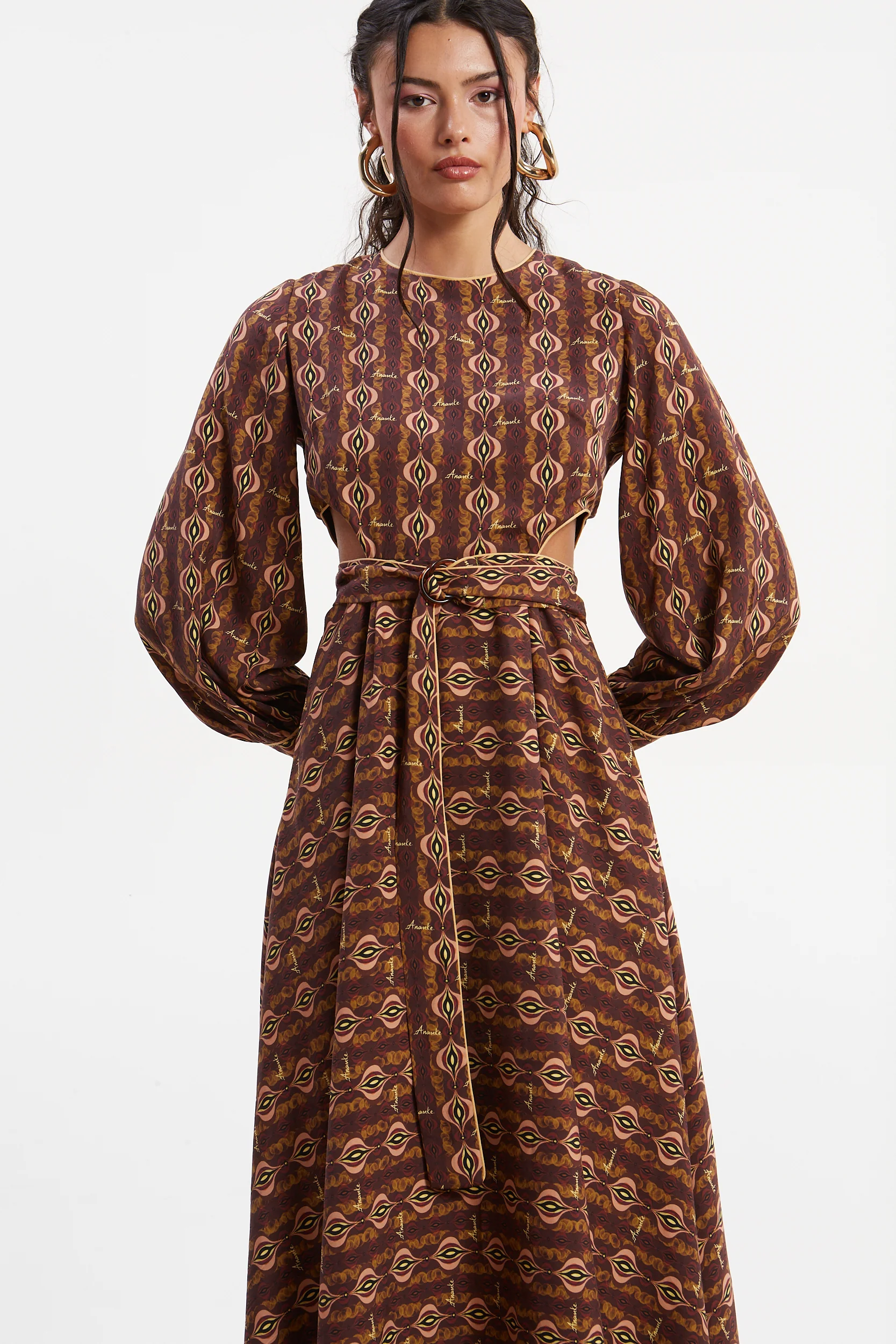 Frida tencel cut out dress - Image 3