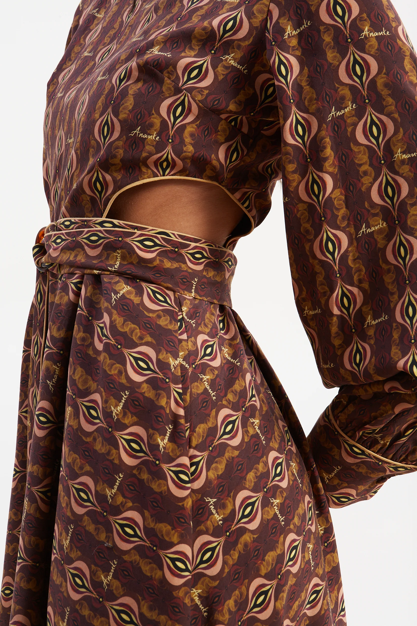 Frida tencel cut out dress - Image 5