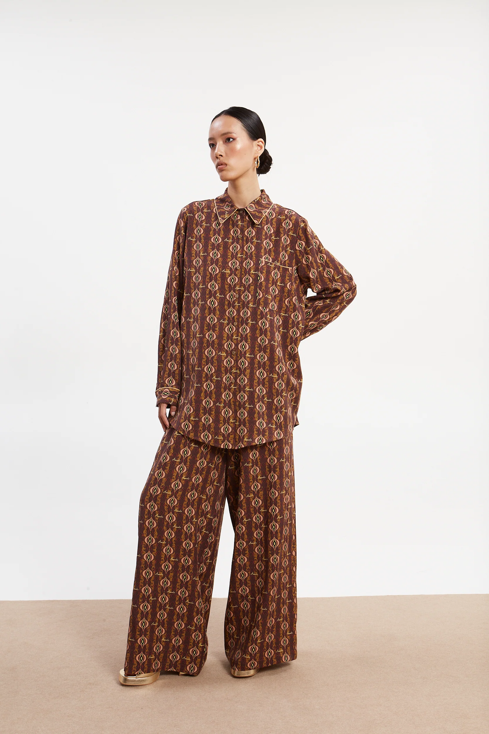 Frida tencel printed pants - Image 4