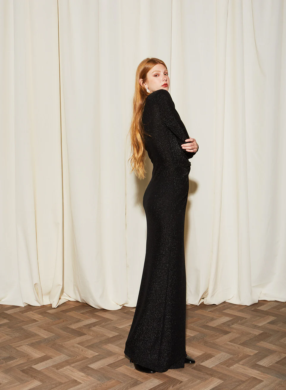 Gabrielle maxi black dress - Image 5