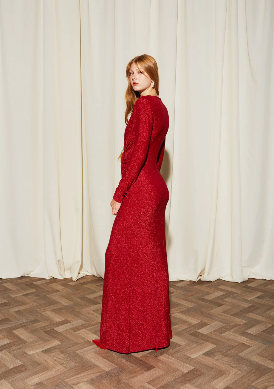 Gabrielle maxi red dress - Image 3