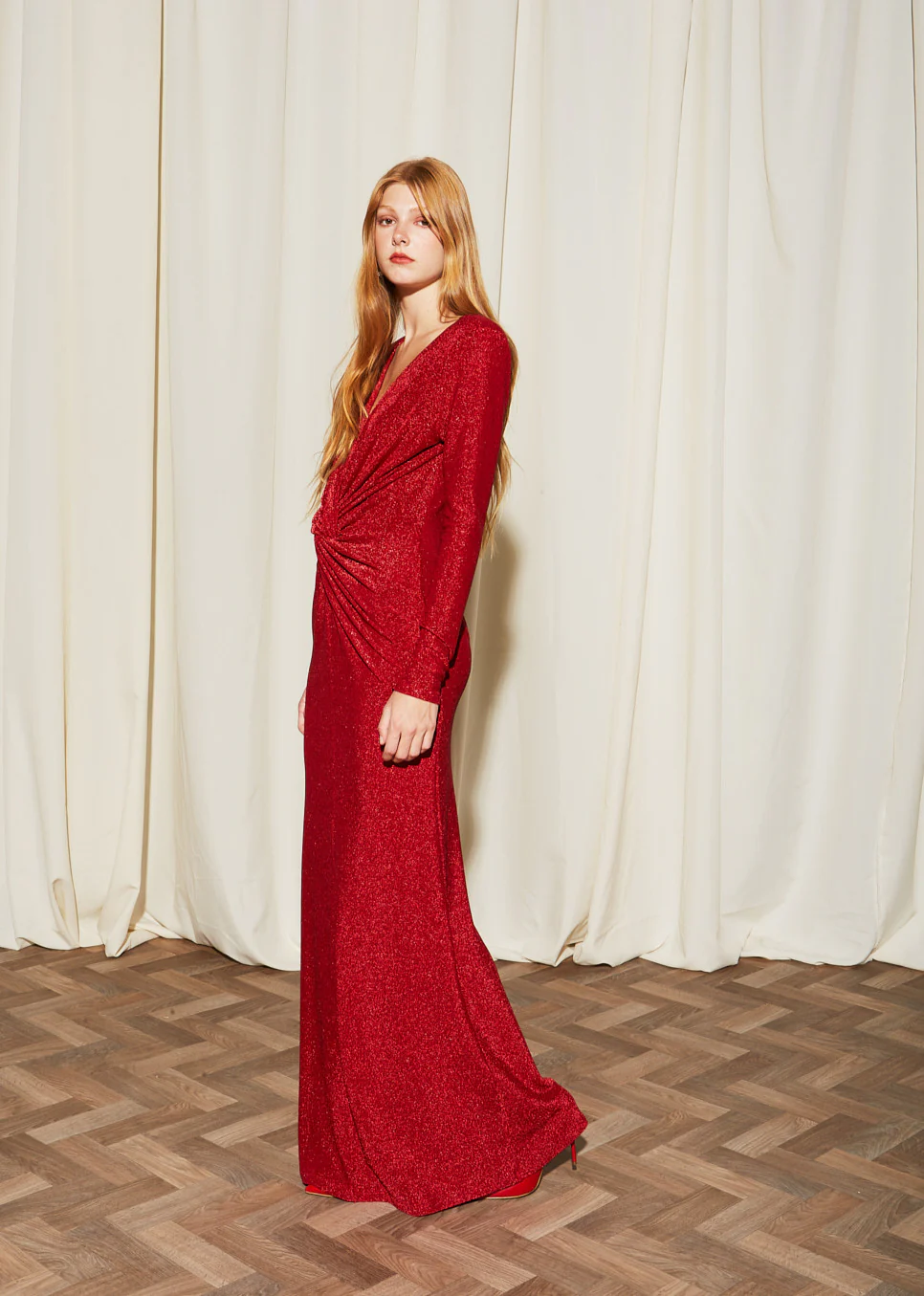 Gabrielle maxi red dress - Image 4