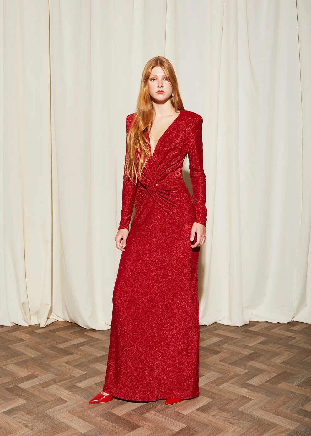 Gabrielle maxi red dress - Image 5