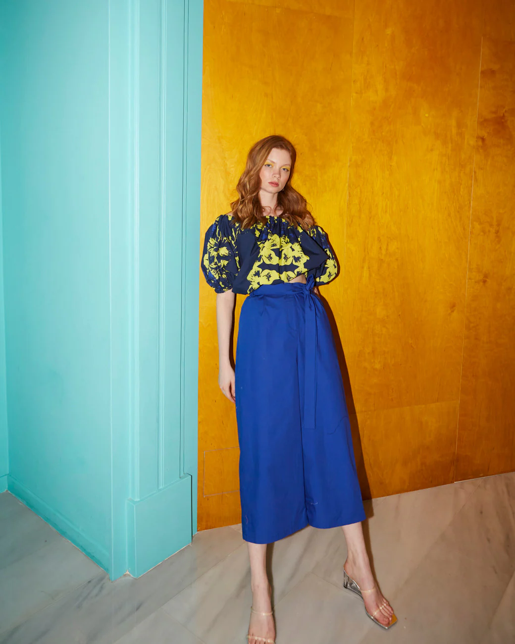 Gemma cotton blue pants - Image 5