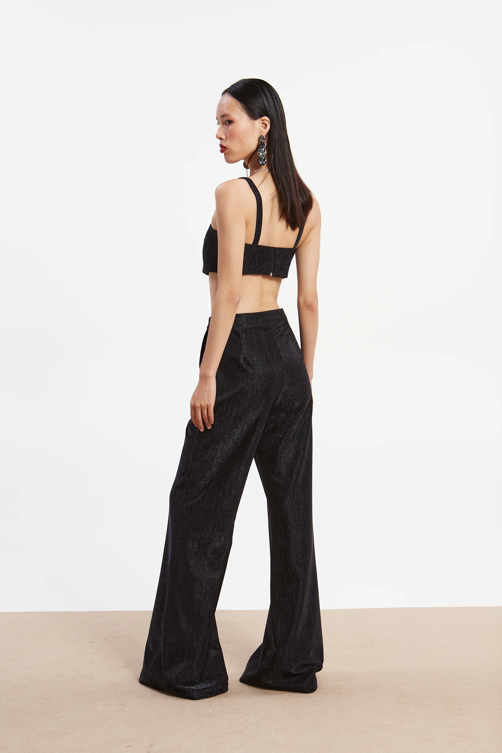 Gloria lurex black pants - Image 5