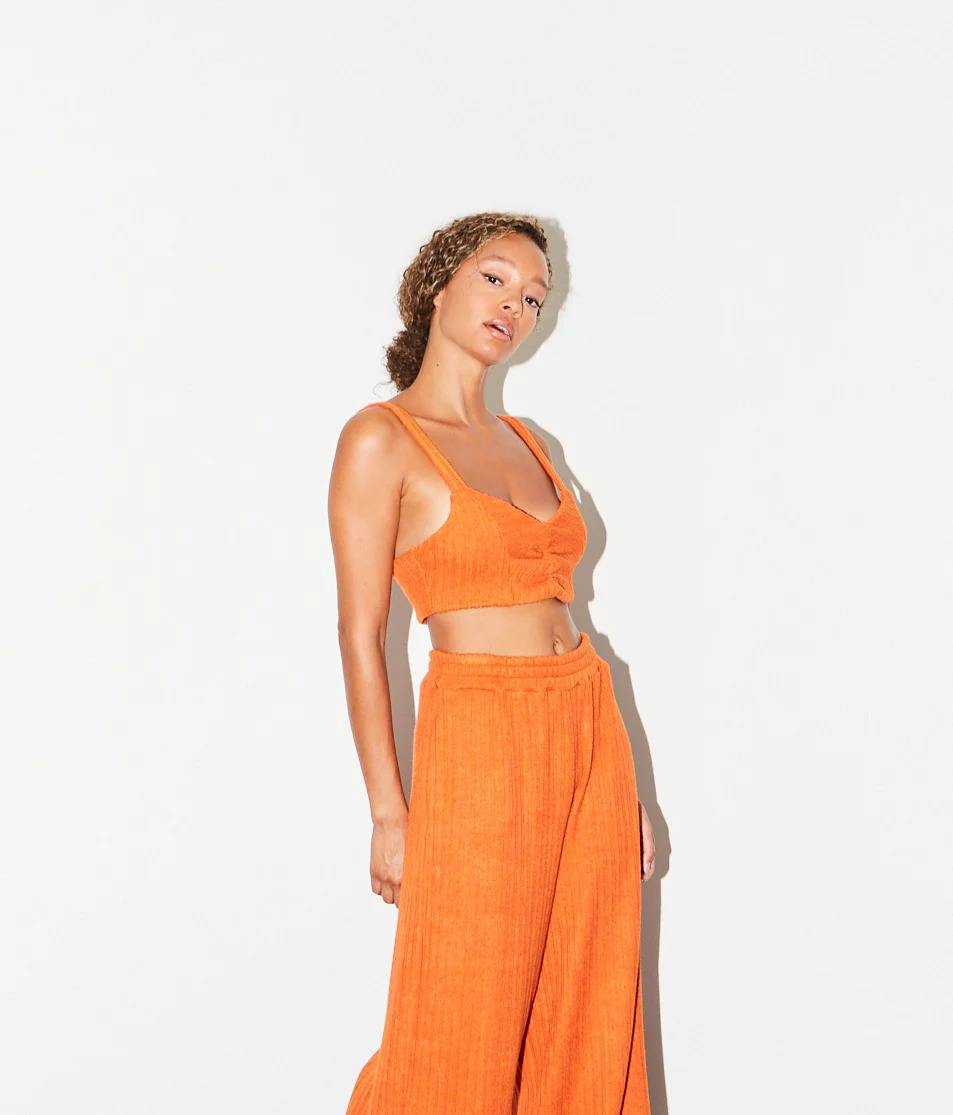 Hera knitted orange top - Image 2