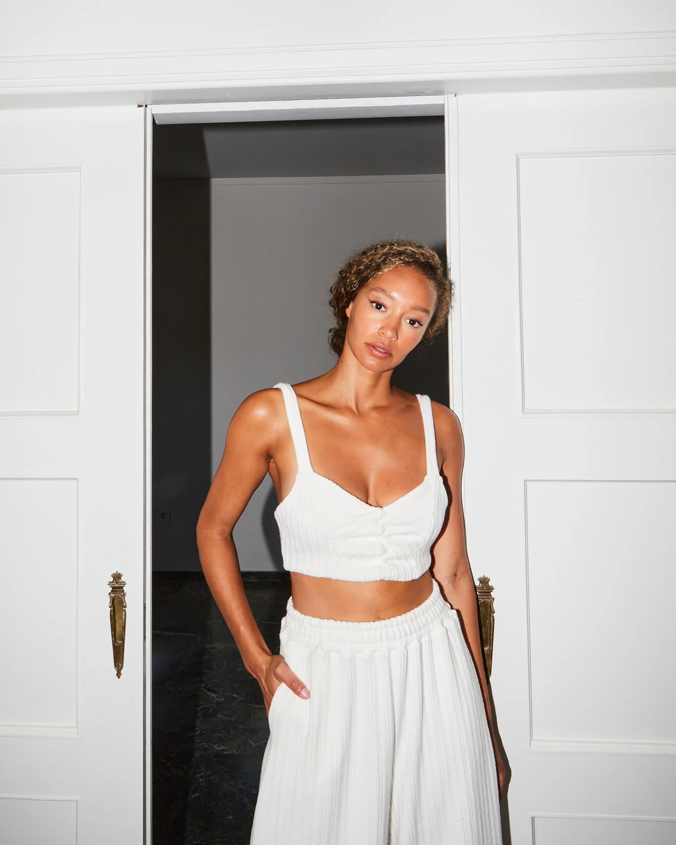 Hera knitted white top - Image 2