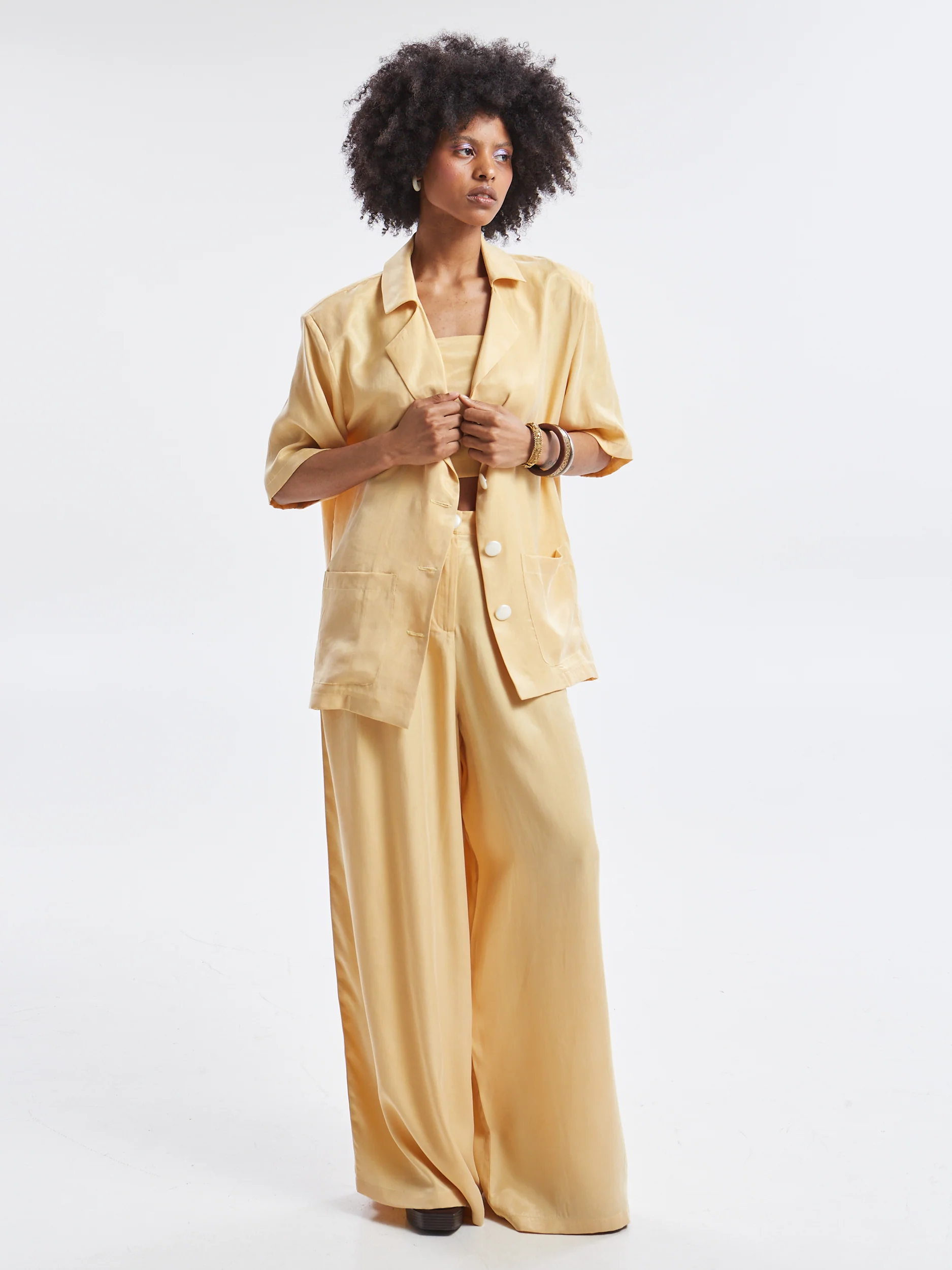 Ilyra lyocell wide banana pants - Image 3