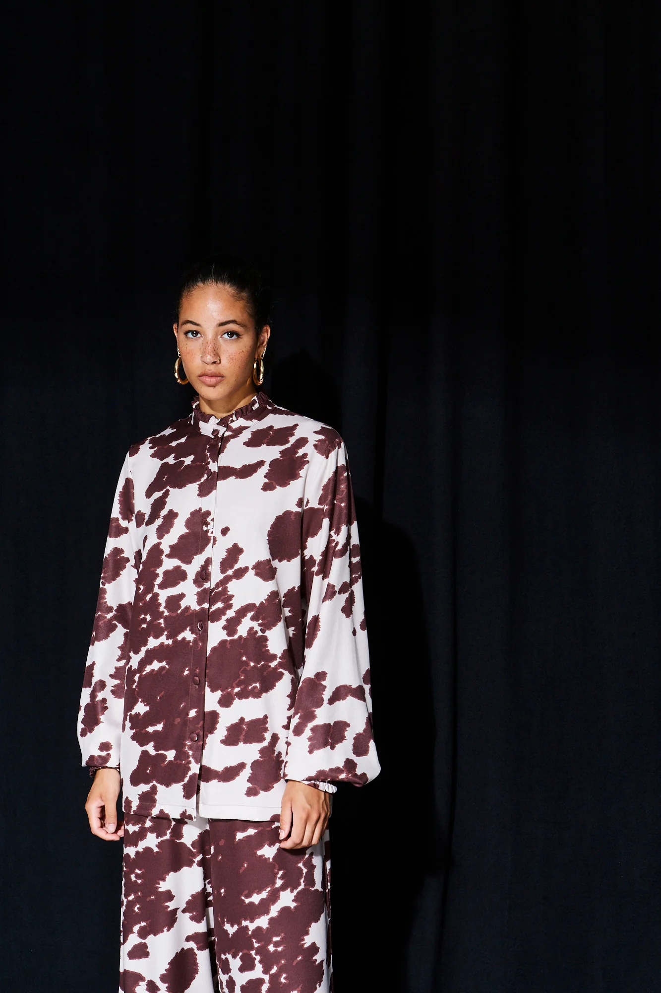 Jane cow printed shirt - Image 2