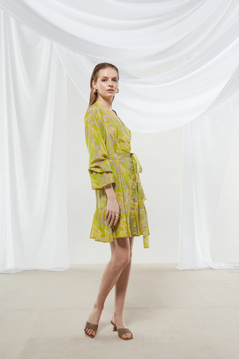 Jasmine button printed dress - Image 3