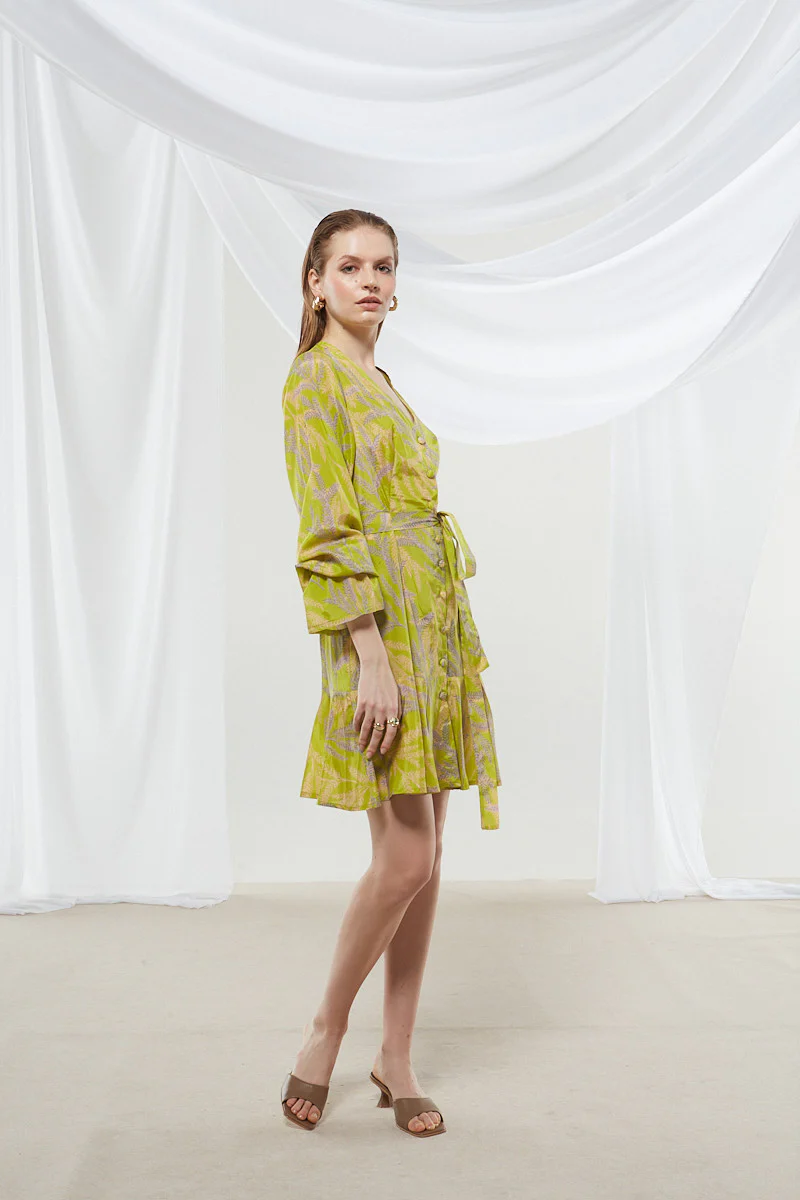 Jasmine button printed dress - Image 8
