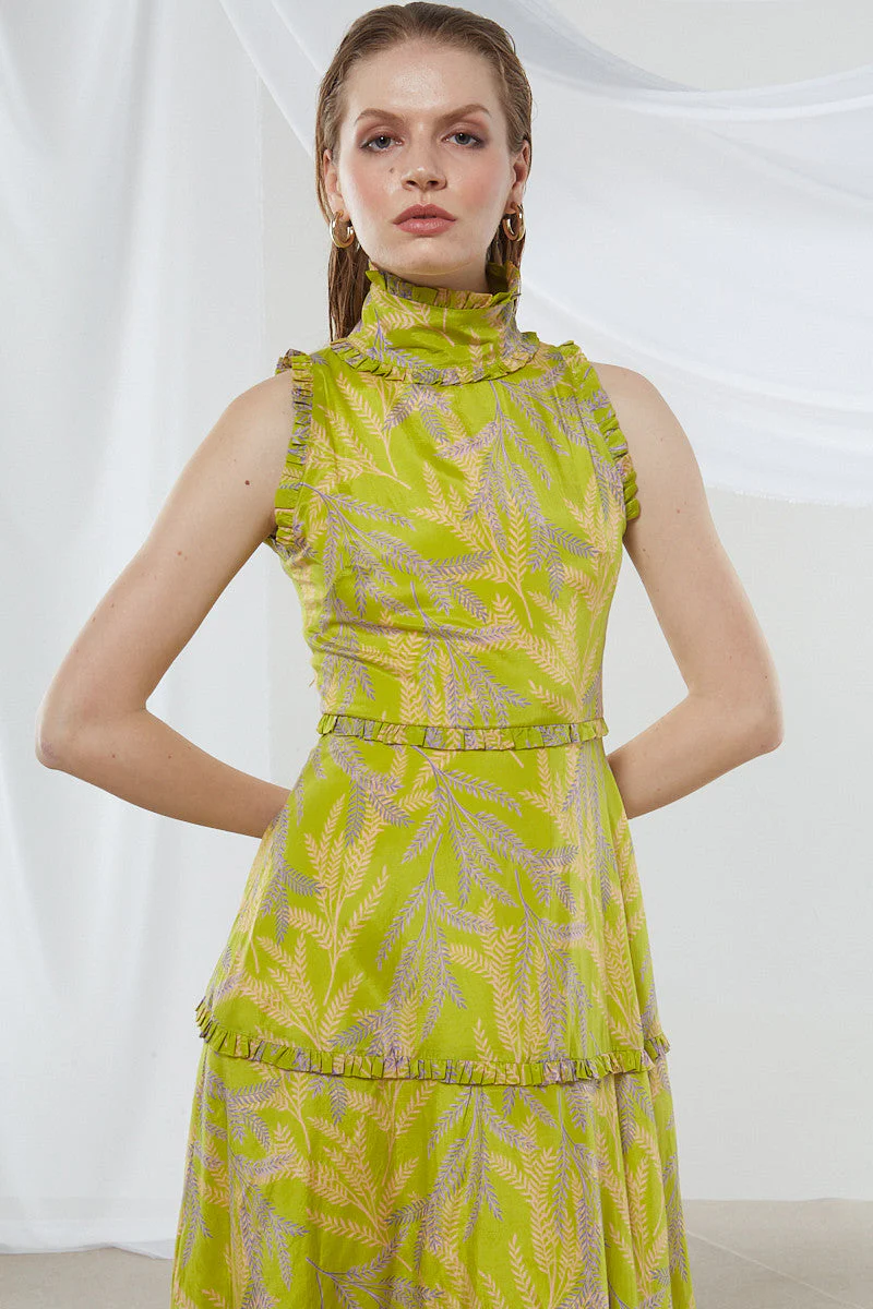 Jasmine high neck dress - Image 4