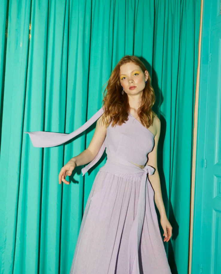 Joanna one shoulder cut out top - Image 3