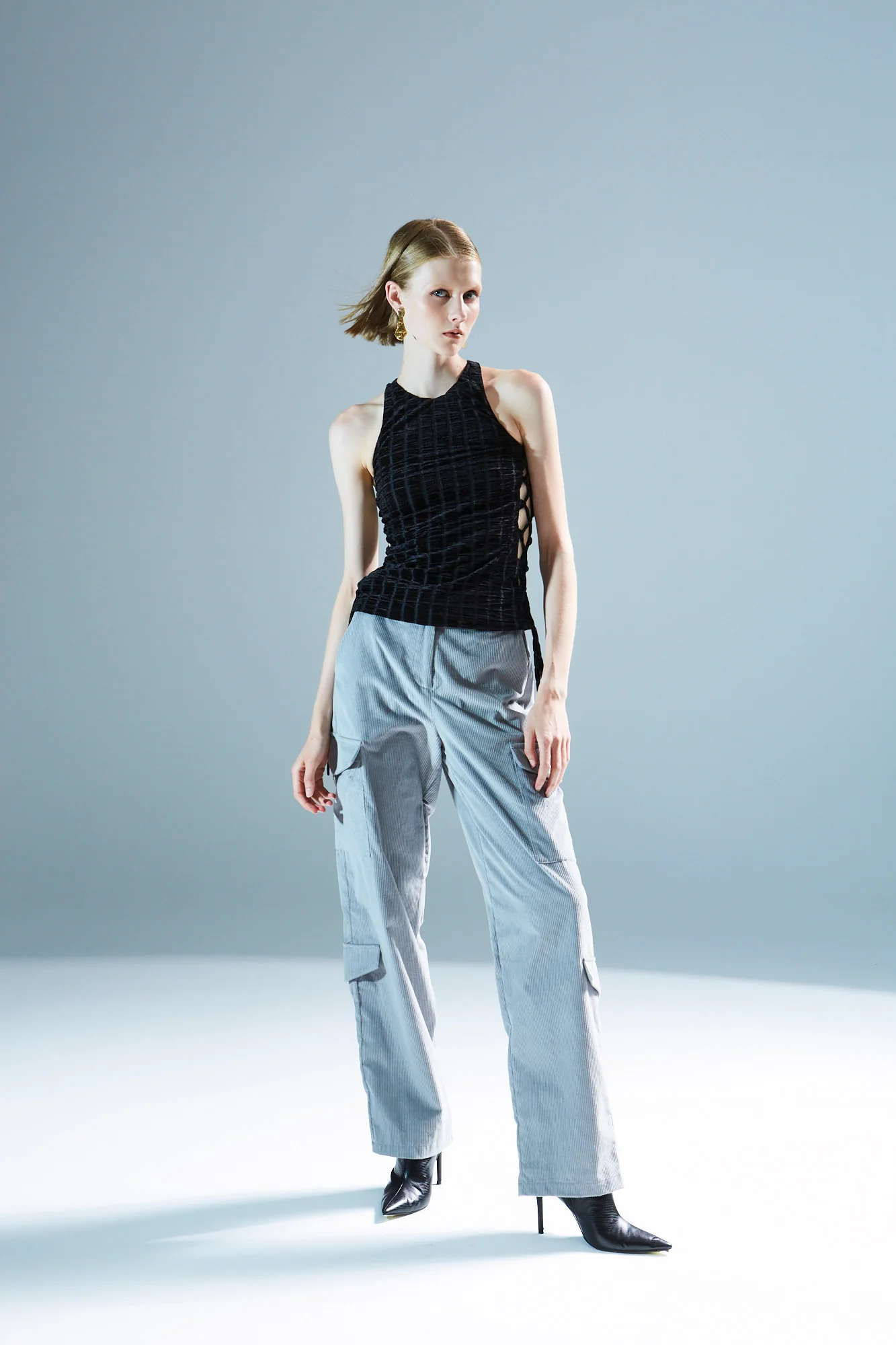Joyce cargo grey pants