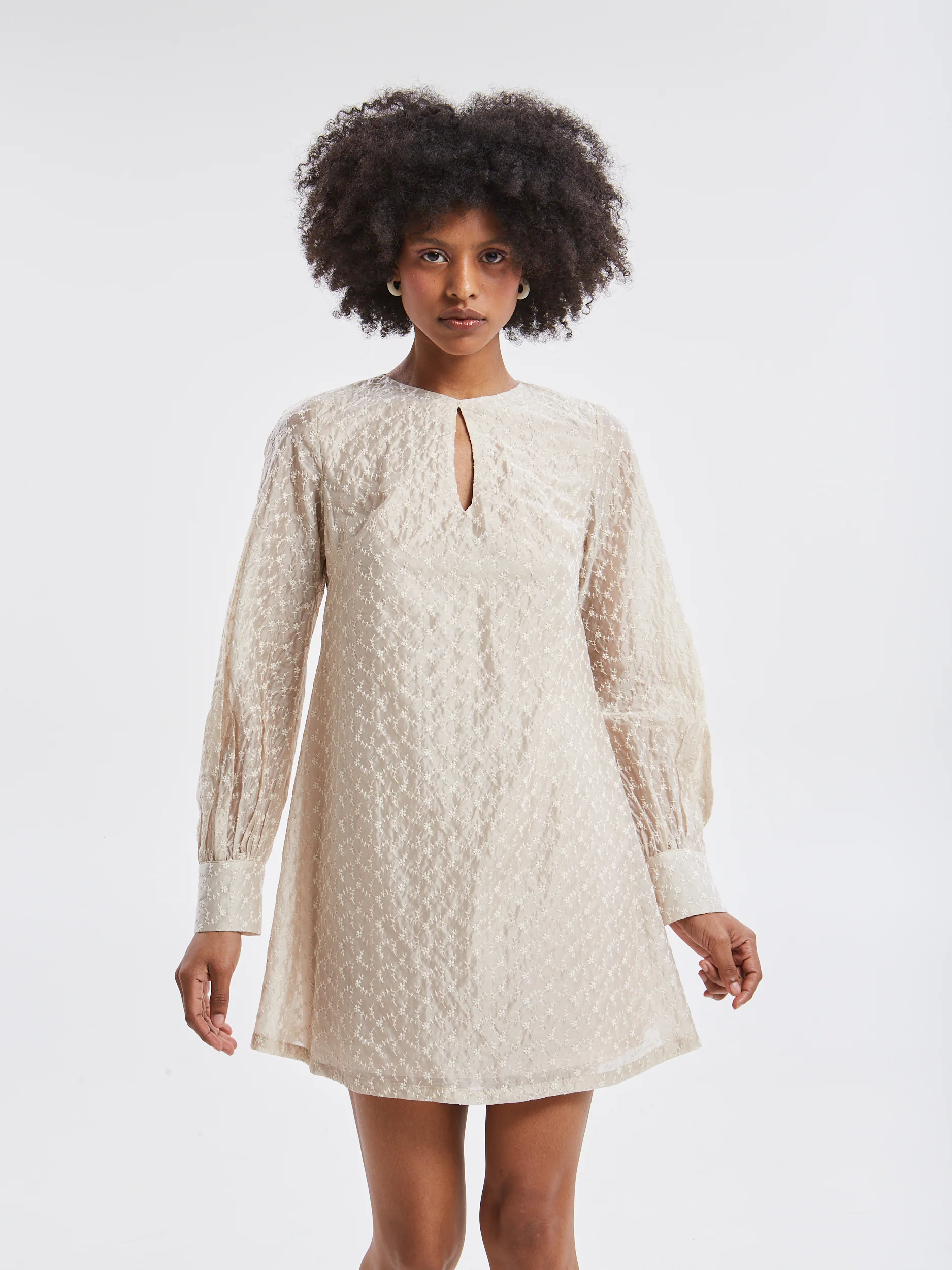 Kaira embroidered mini dress - Image 4