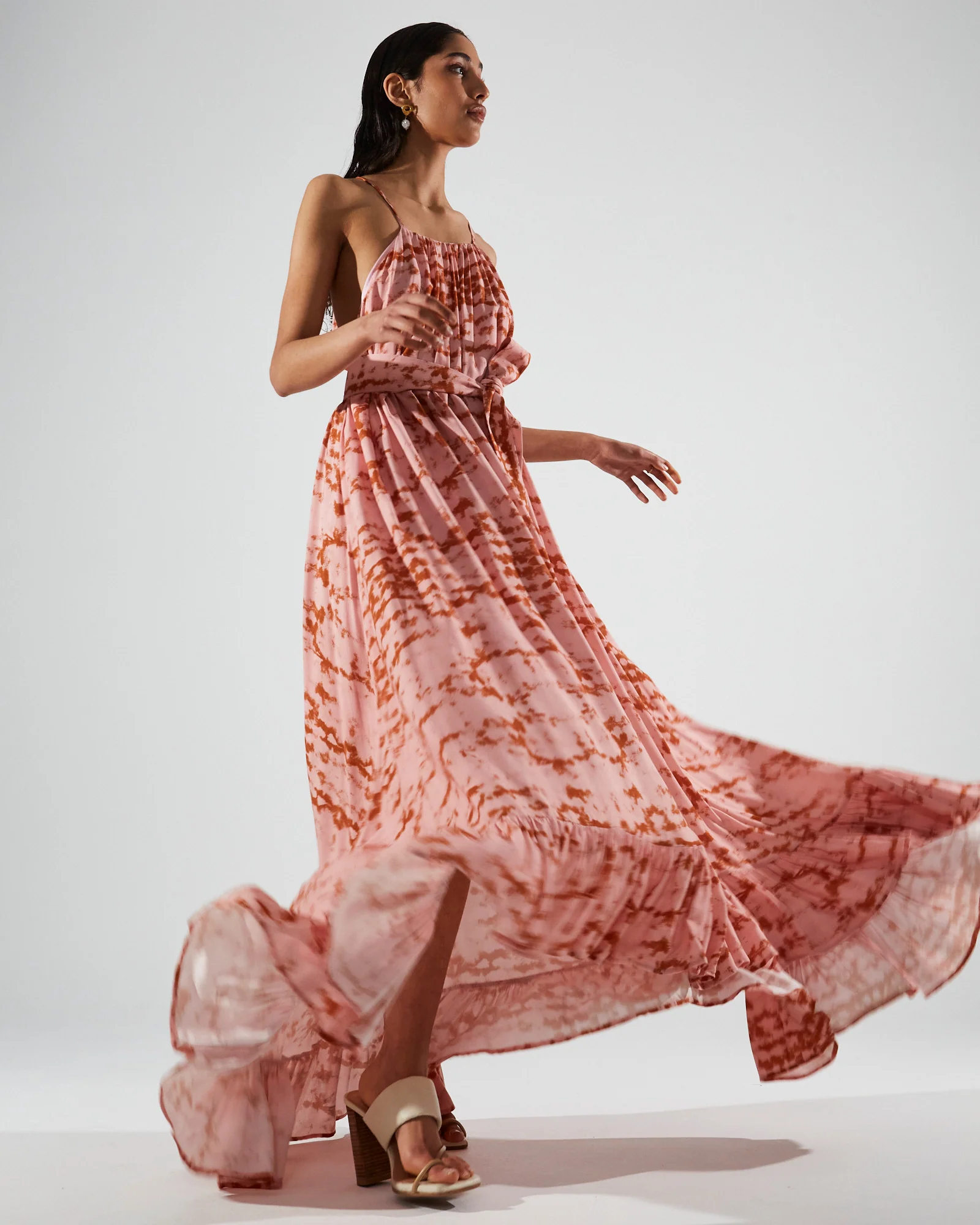 Karla ruffle printed dress - Image 4