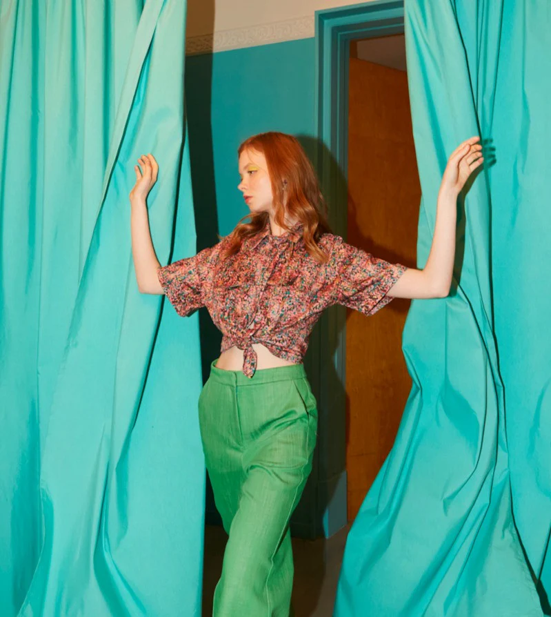 Layla cotton printed shirt - Image 4