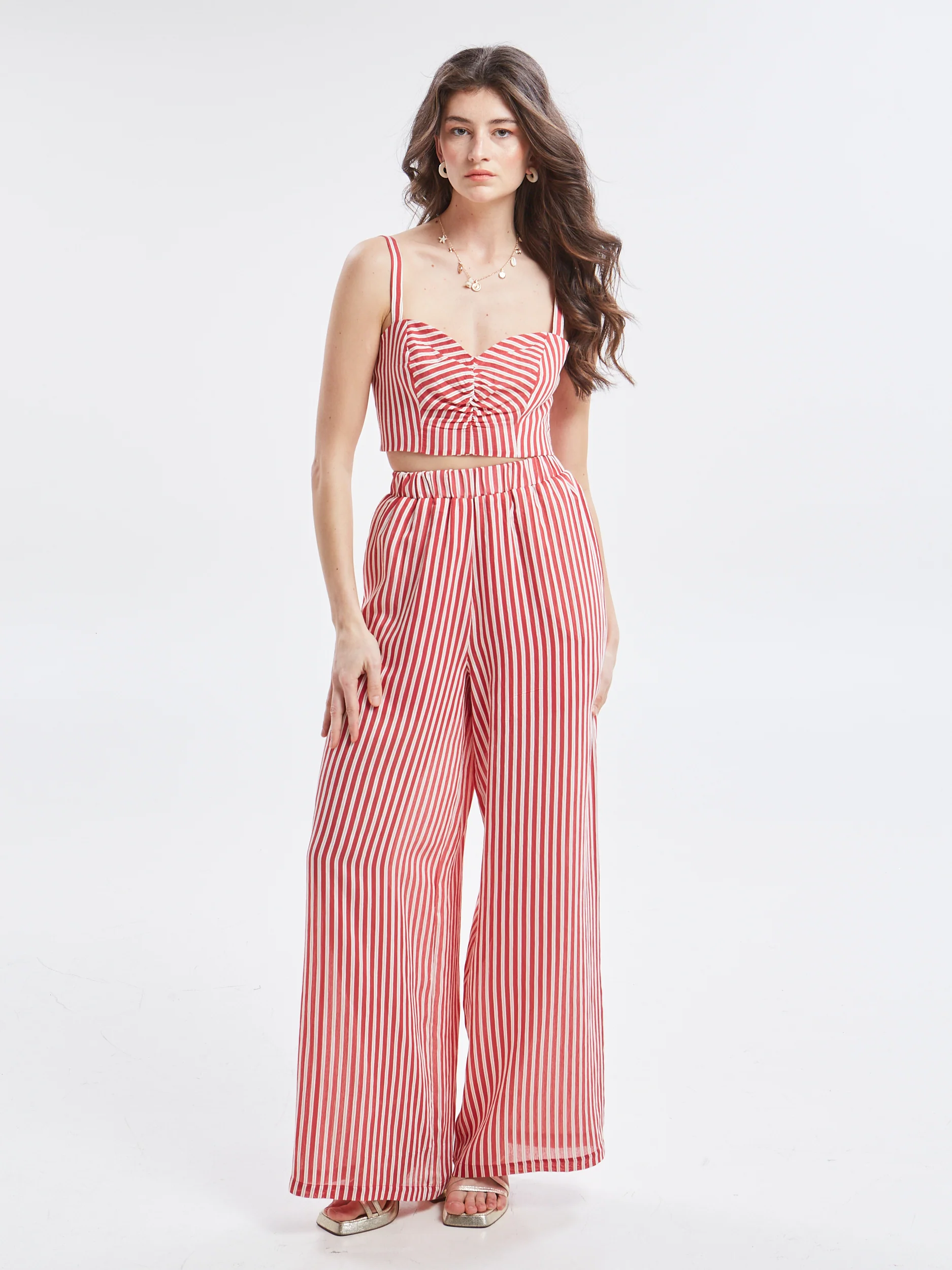 Liora striped red pants - Image 5