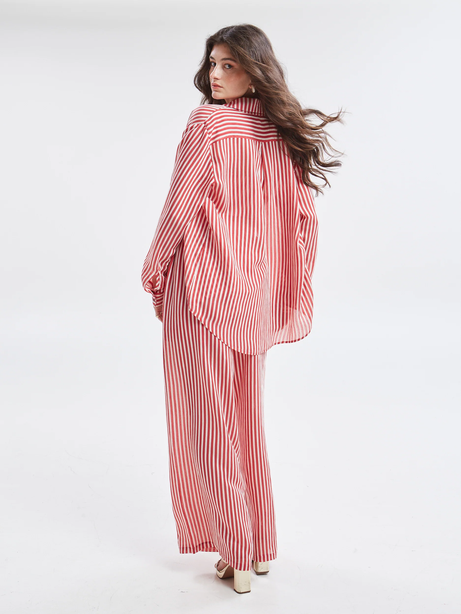 Liora striped red shirt - Image 5