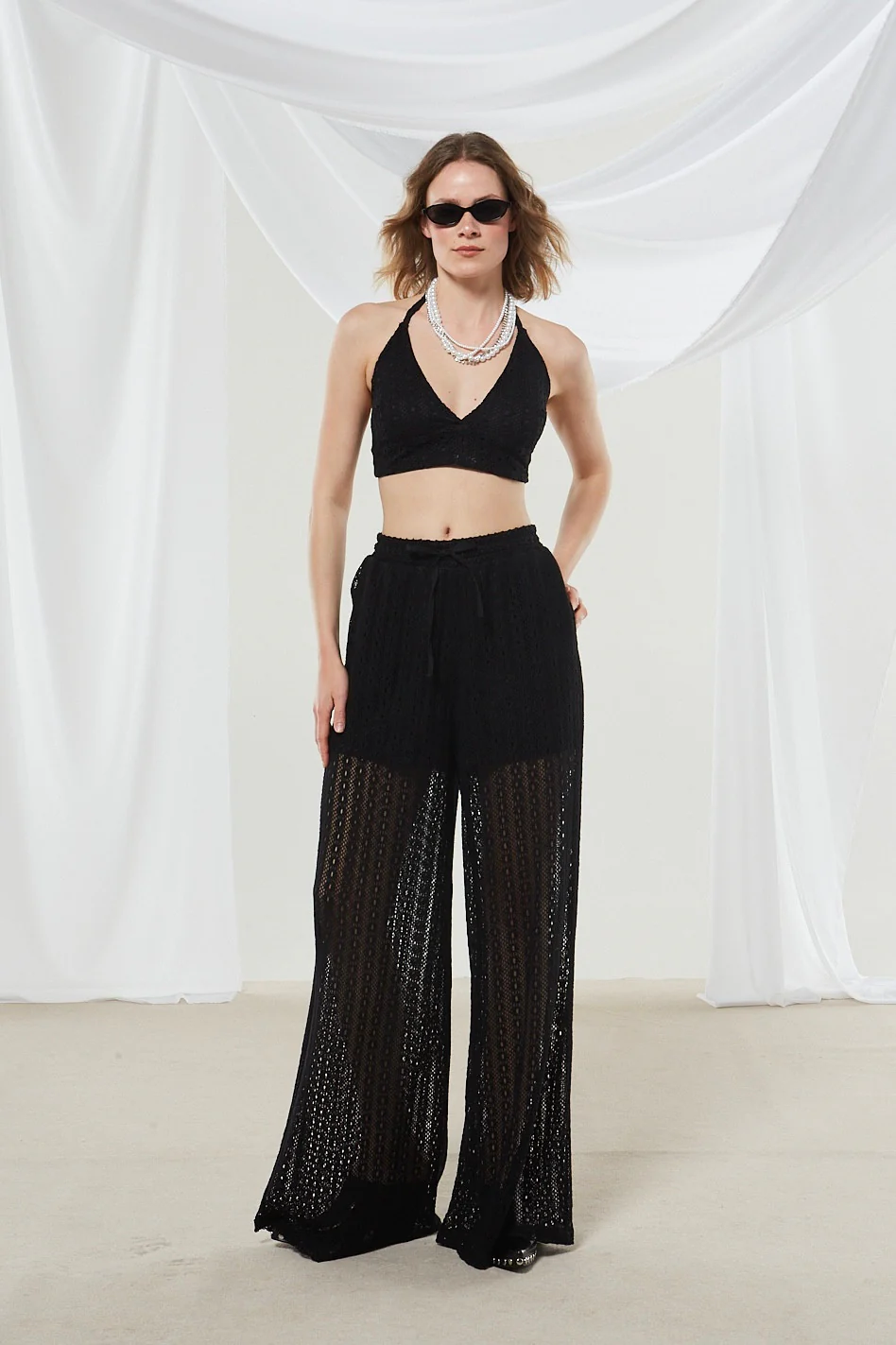 Lotus knitted black pants - Image 6
