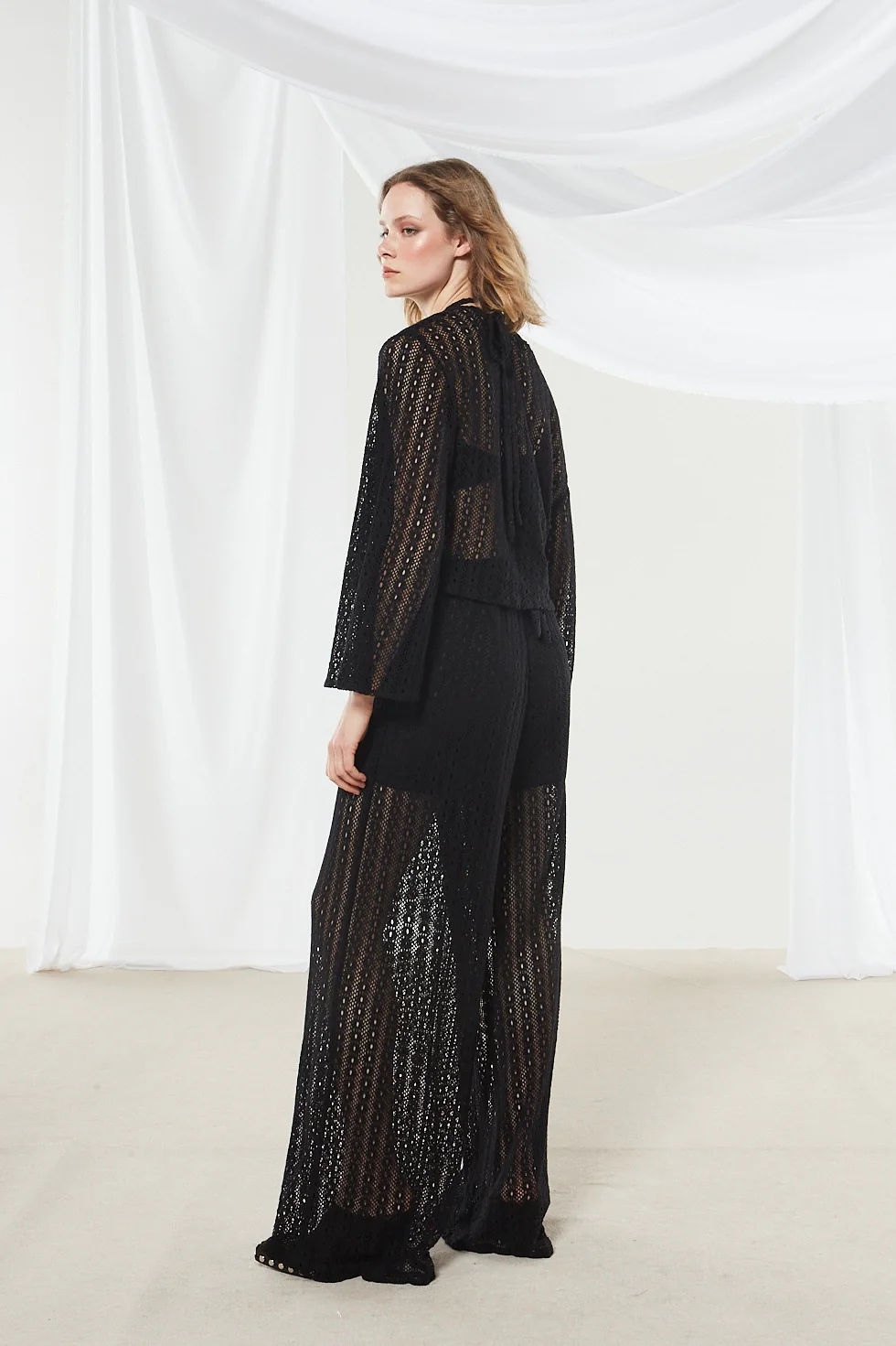 Lotus knitted black pants - Image 8