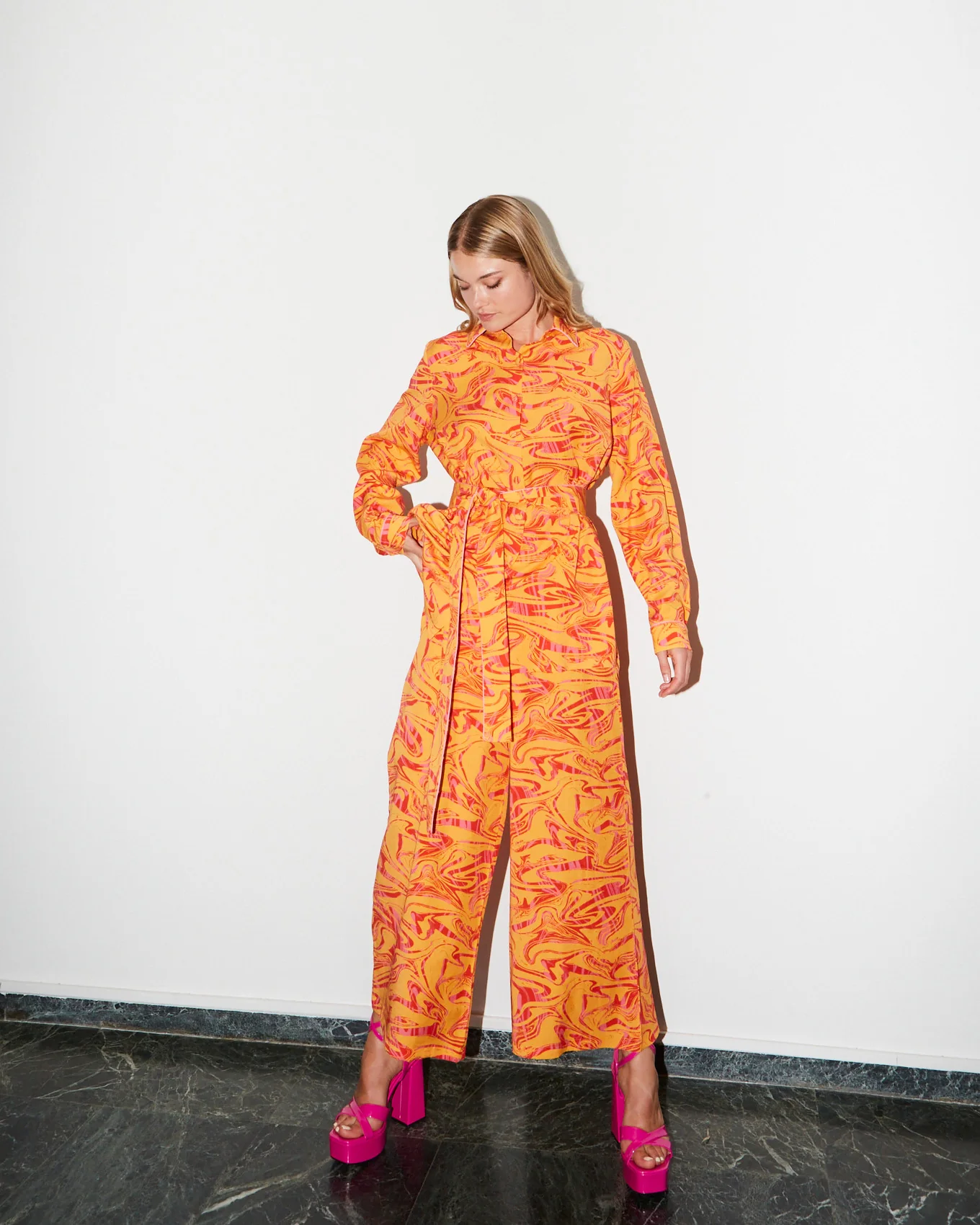 Lotus tencel printed pants - Image 2