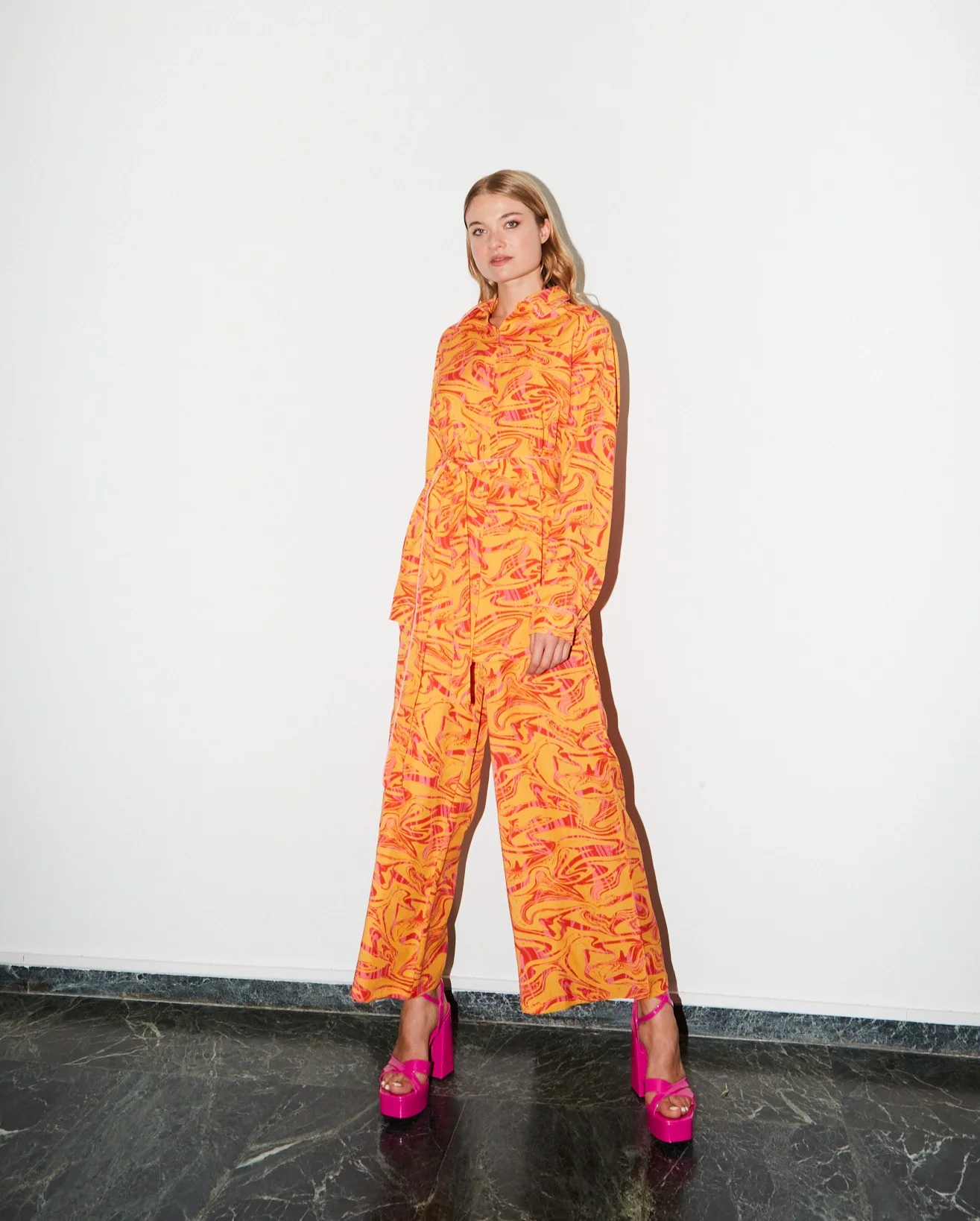 Lotus tencel printed pants - Image 4