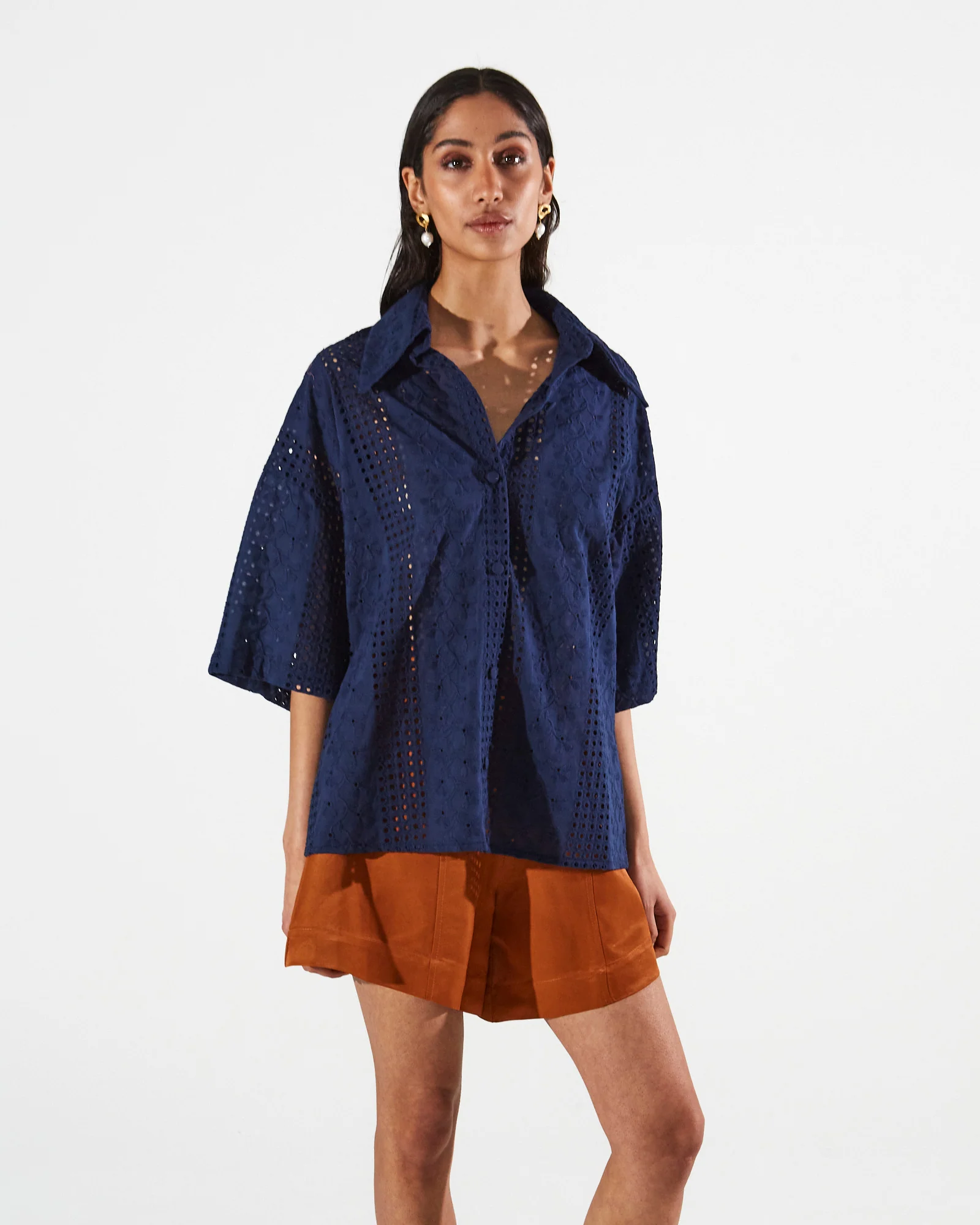 Luisa honey brown shorts - Image 4