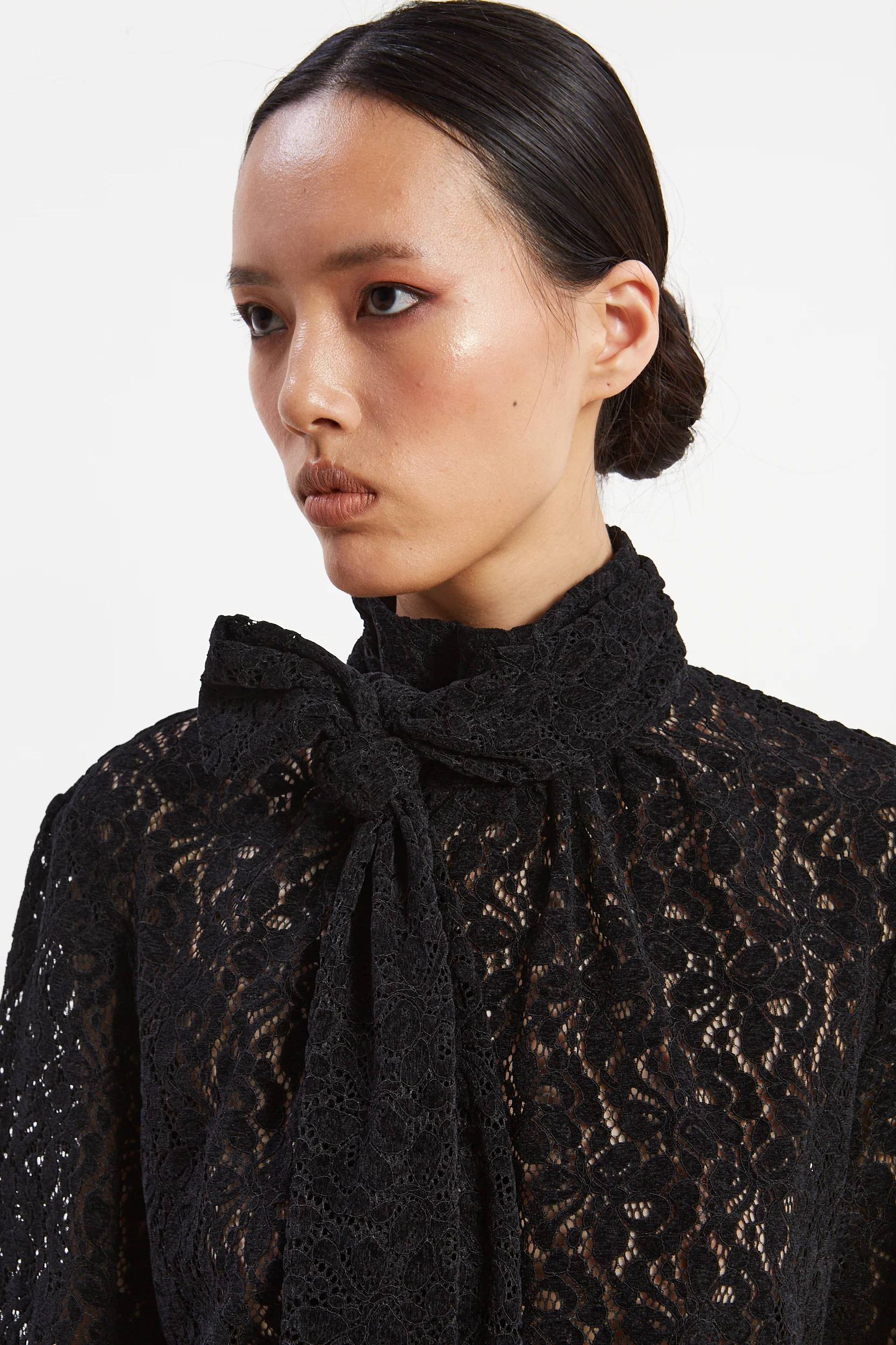 Luna black lace top - Image 2