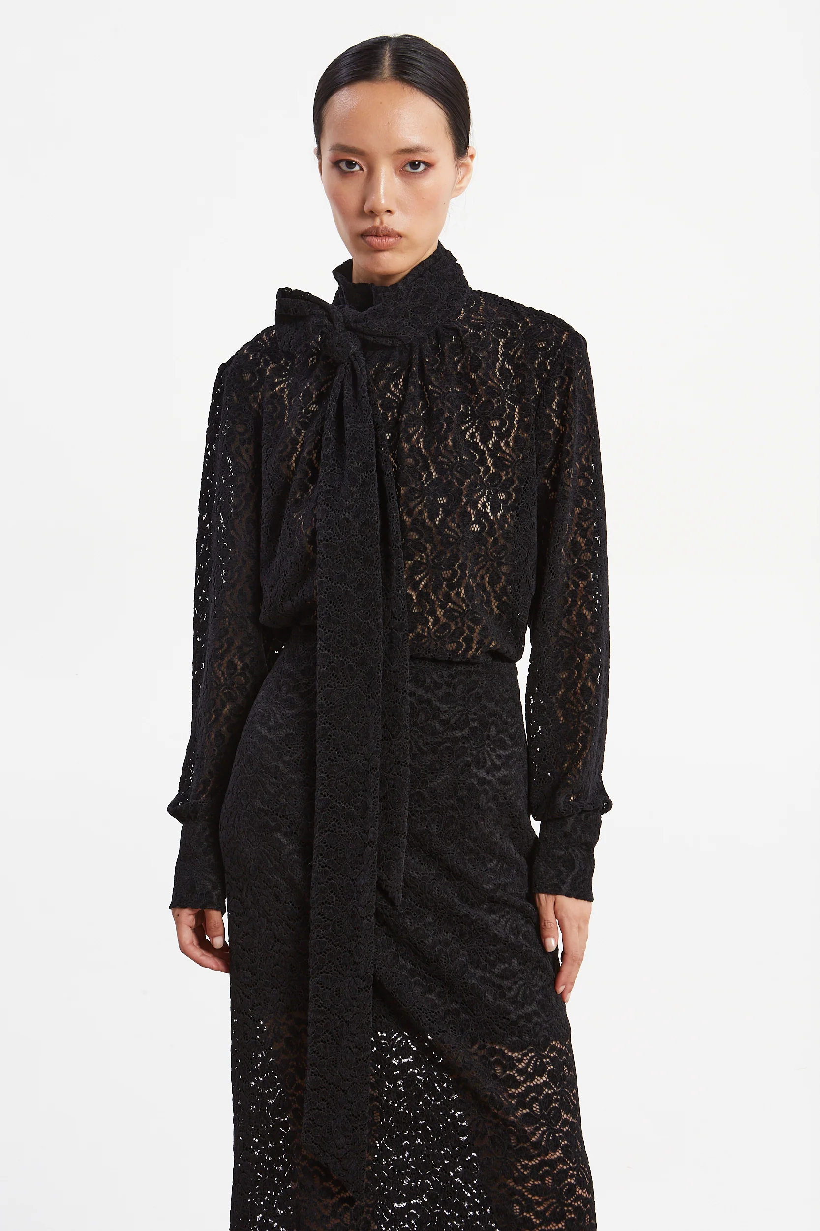 Luna black lace top - Image 3