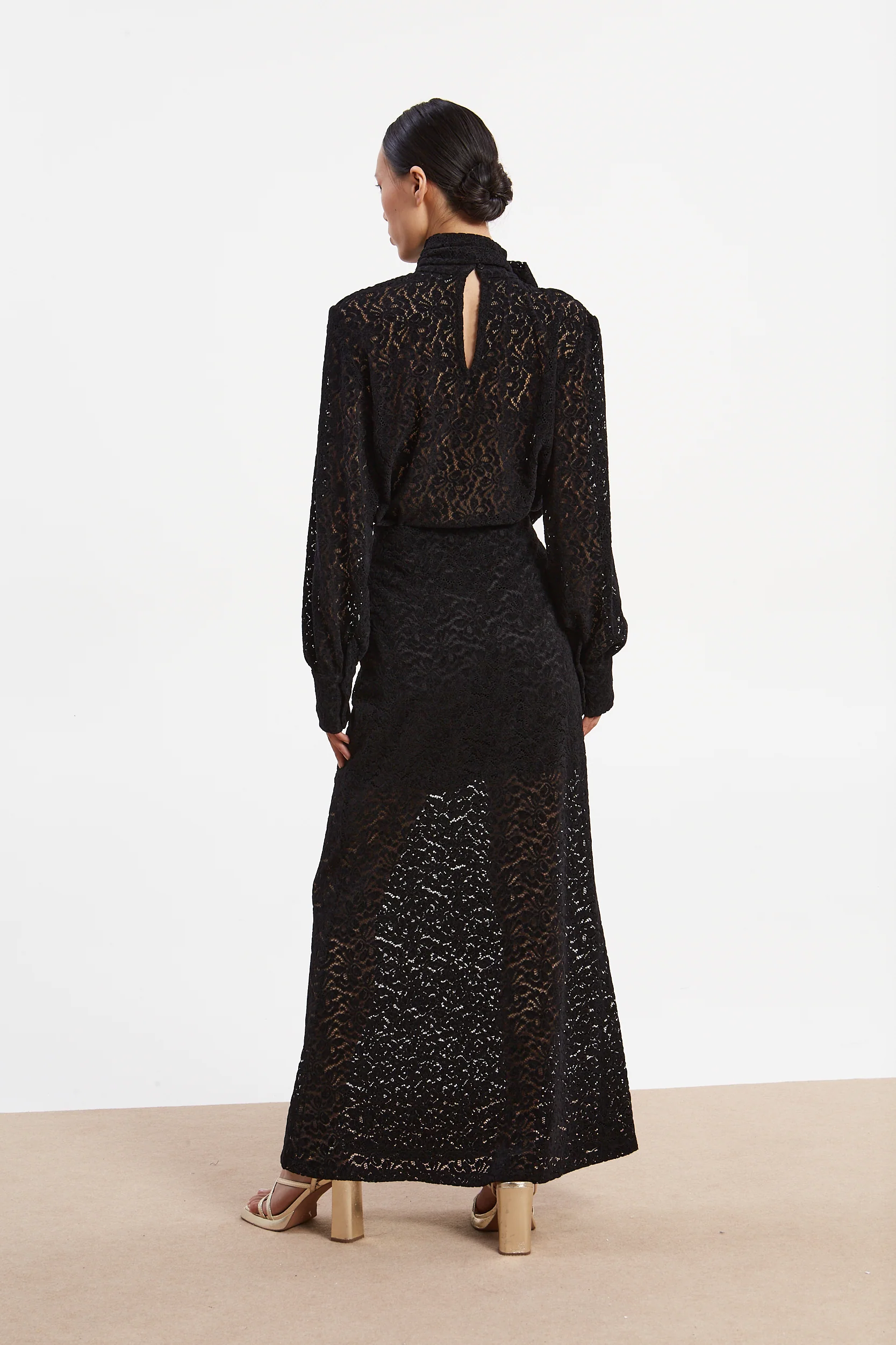 Luna black lace top - Image 4