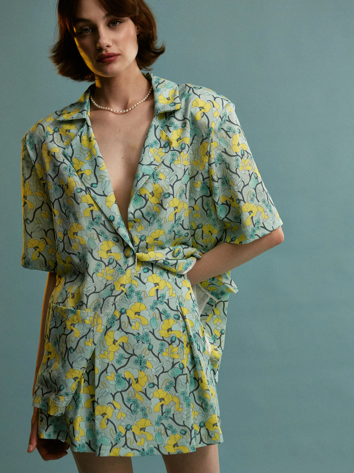 Lynette tencel short sleeve blazer - Image 4