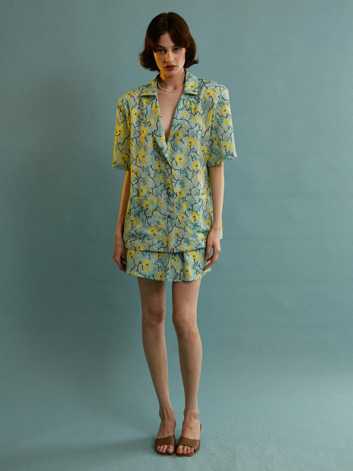 Lynette tencel short sleeve blazer - Image 7
