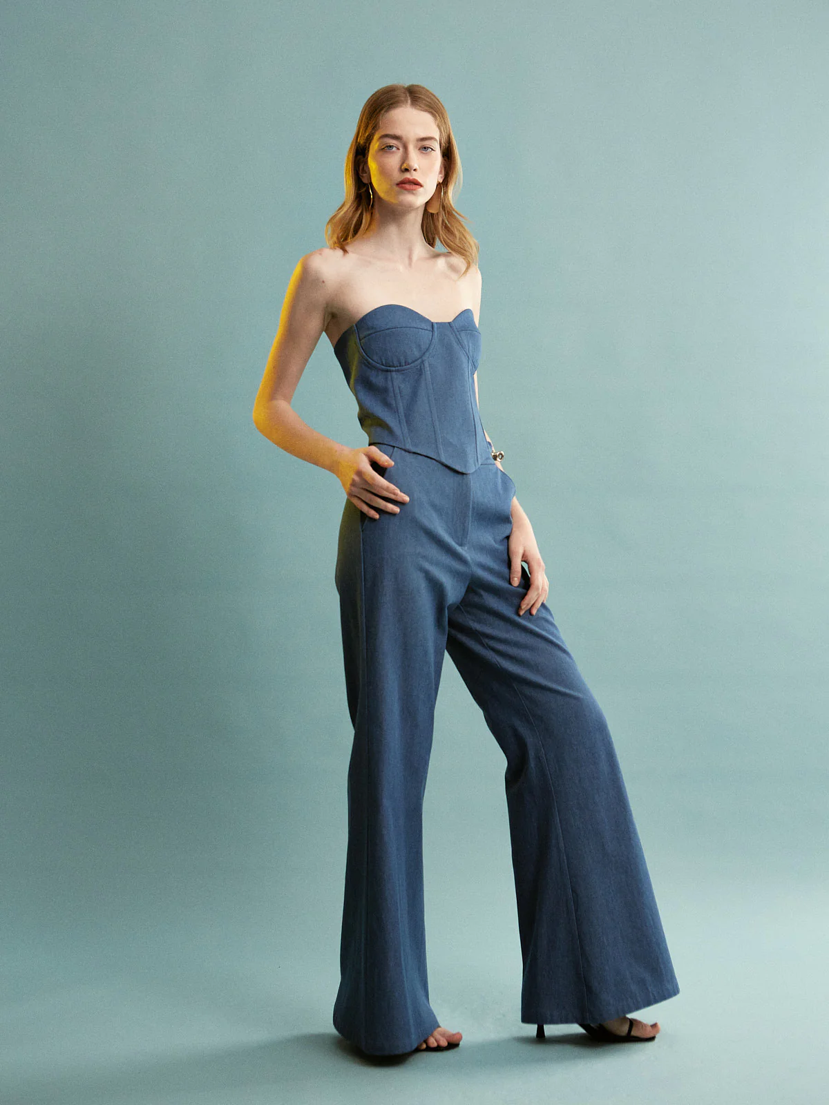 Mabel denim corset top - Image 5