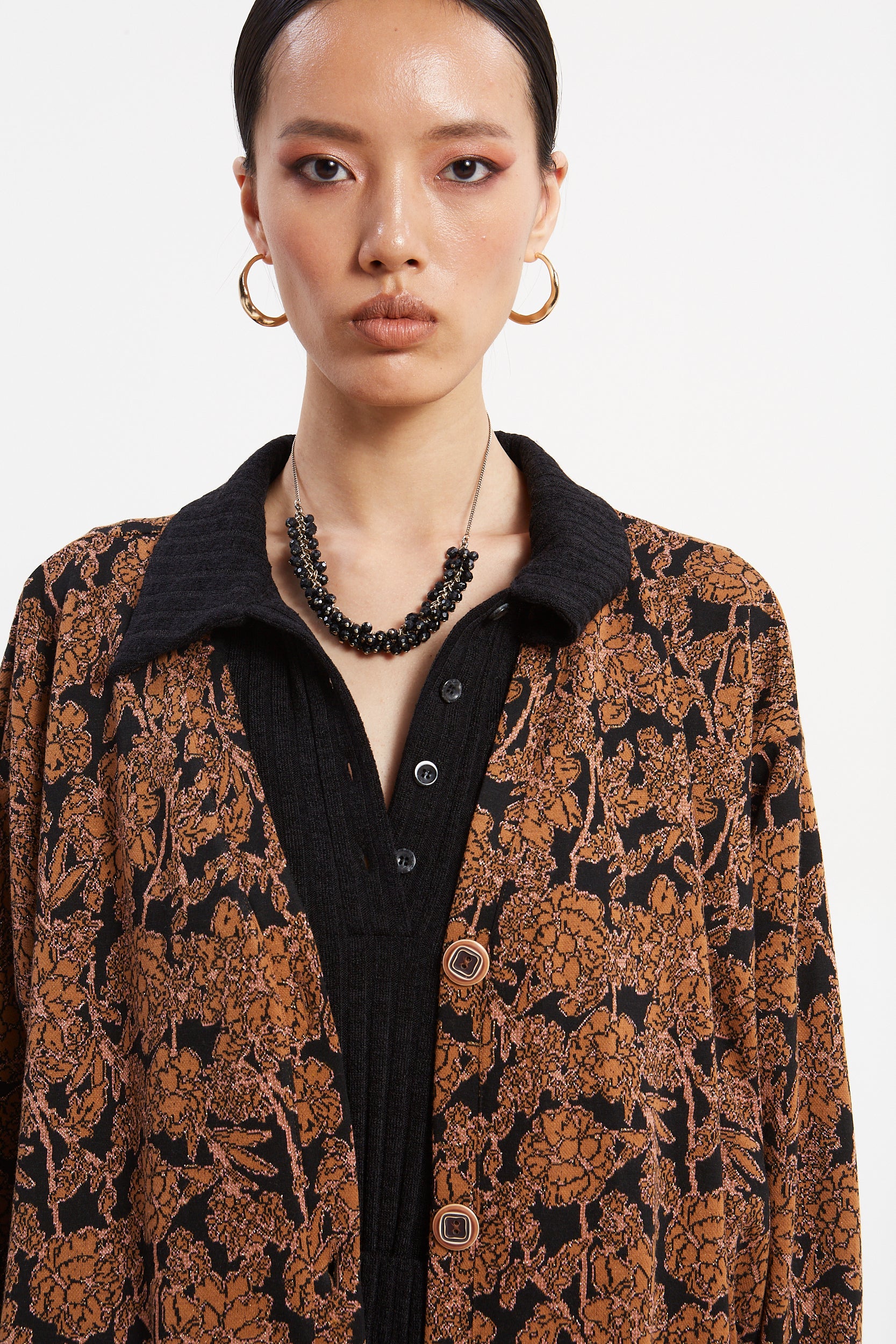 Maeve floral brown cardigan - Image 4