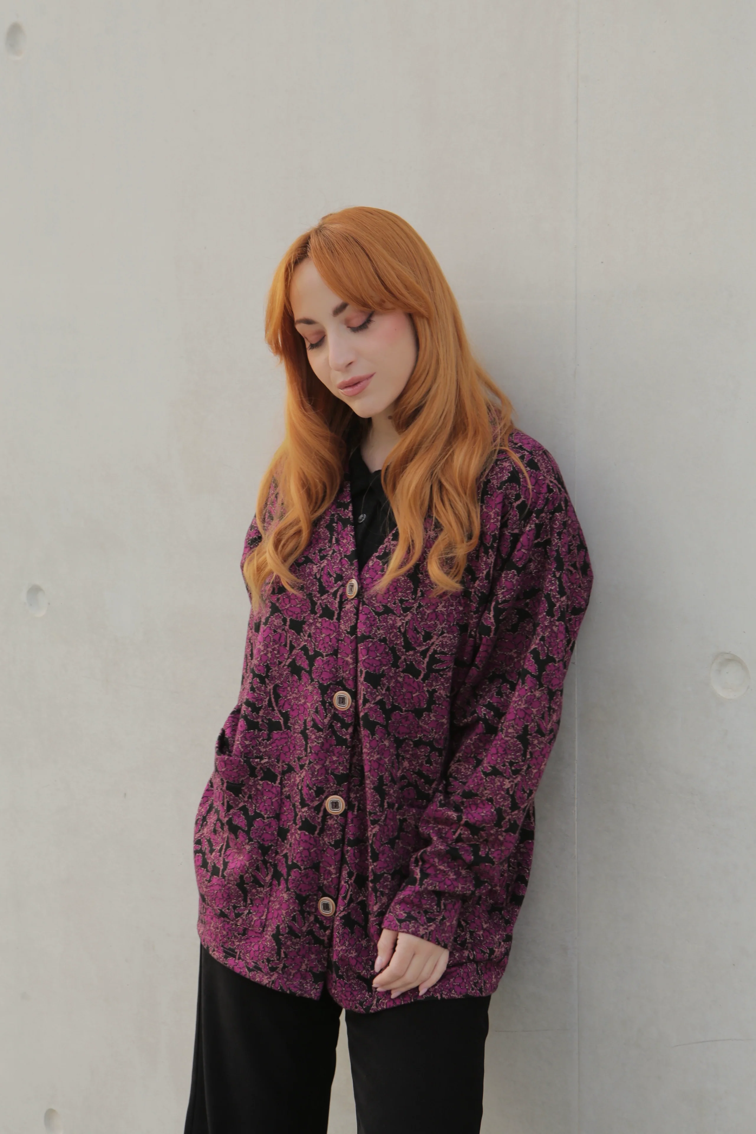 Maeve floral purple cardigan - Image 4