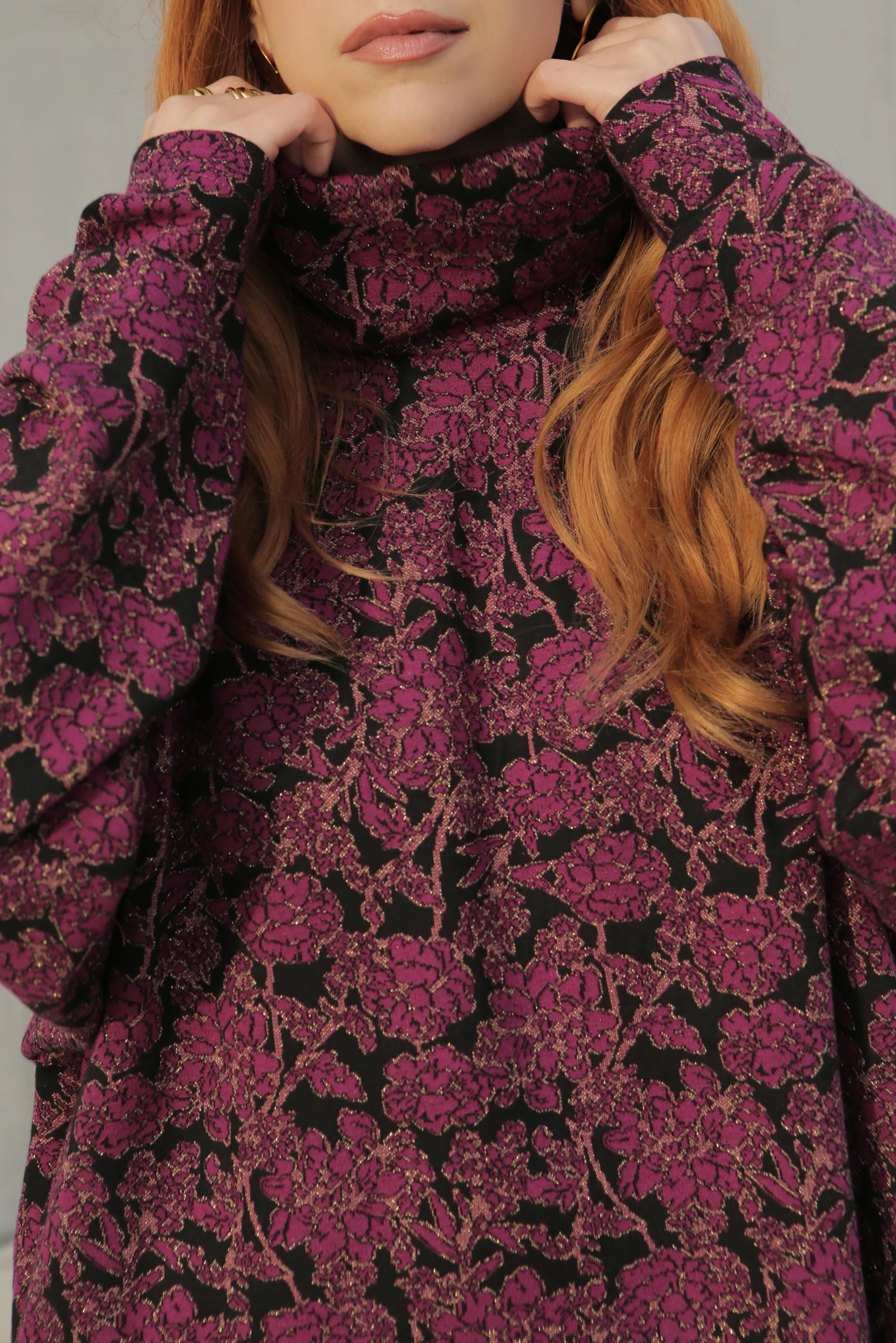 Maeve floral purple sweater - Image 3