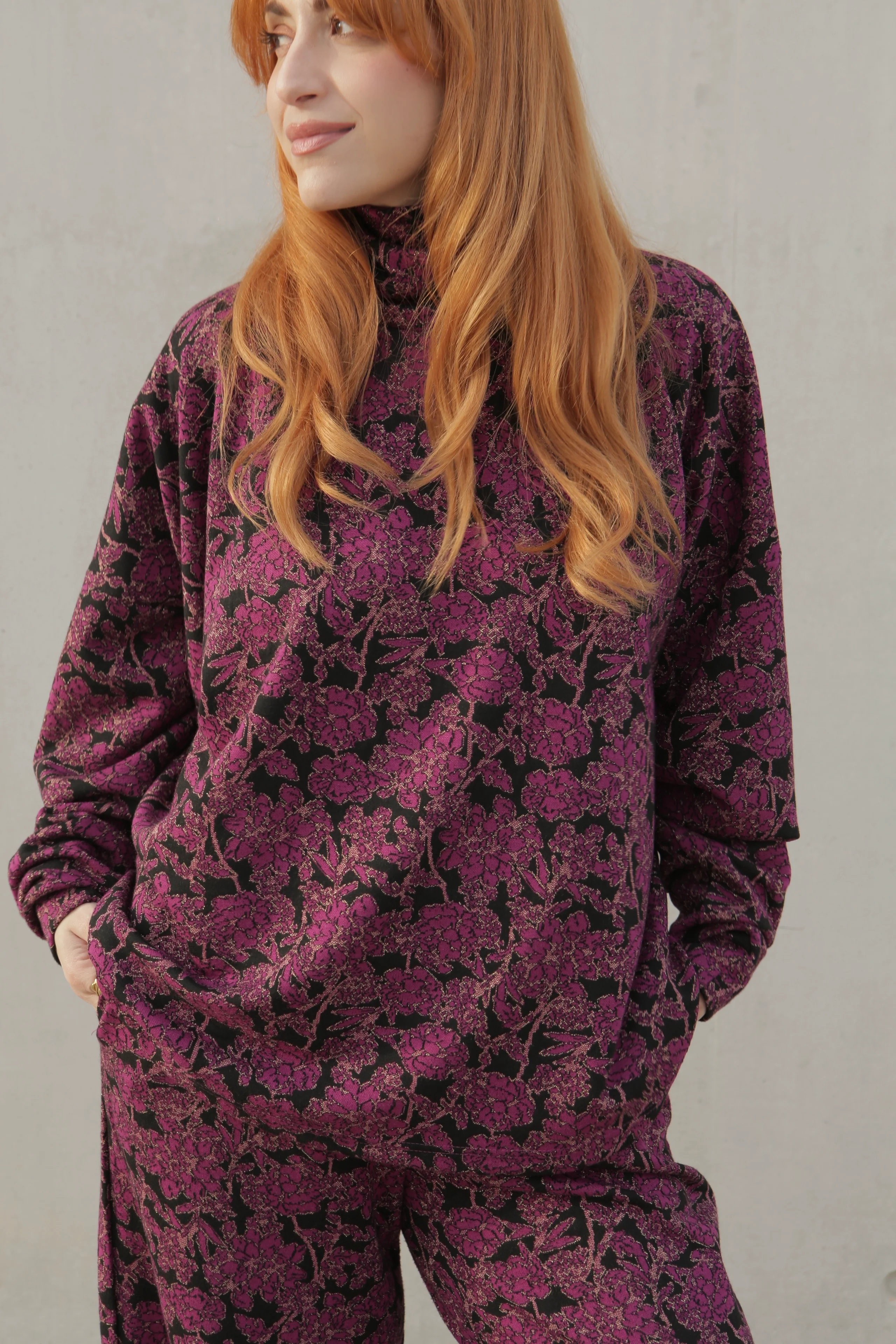 Maeve floral purple sweater - Image 4