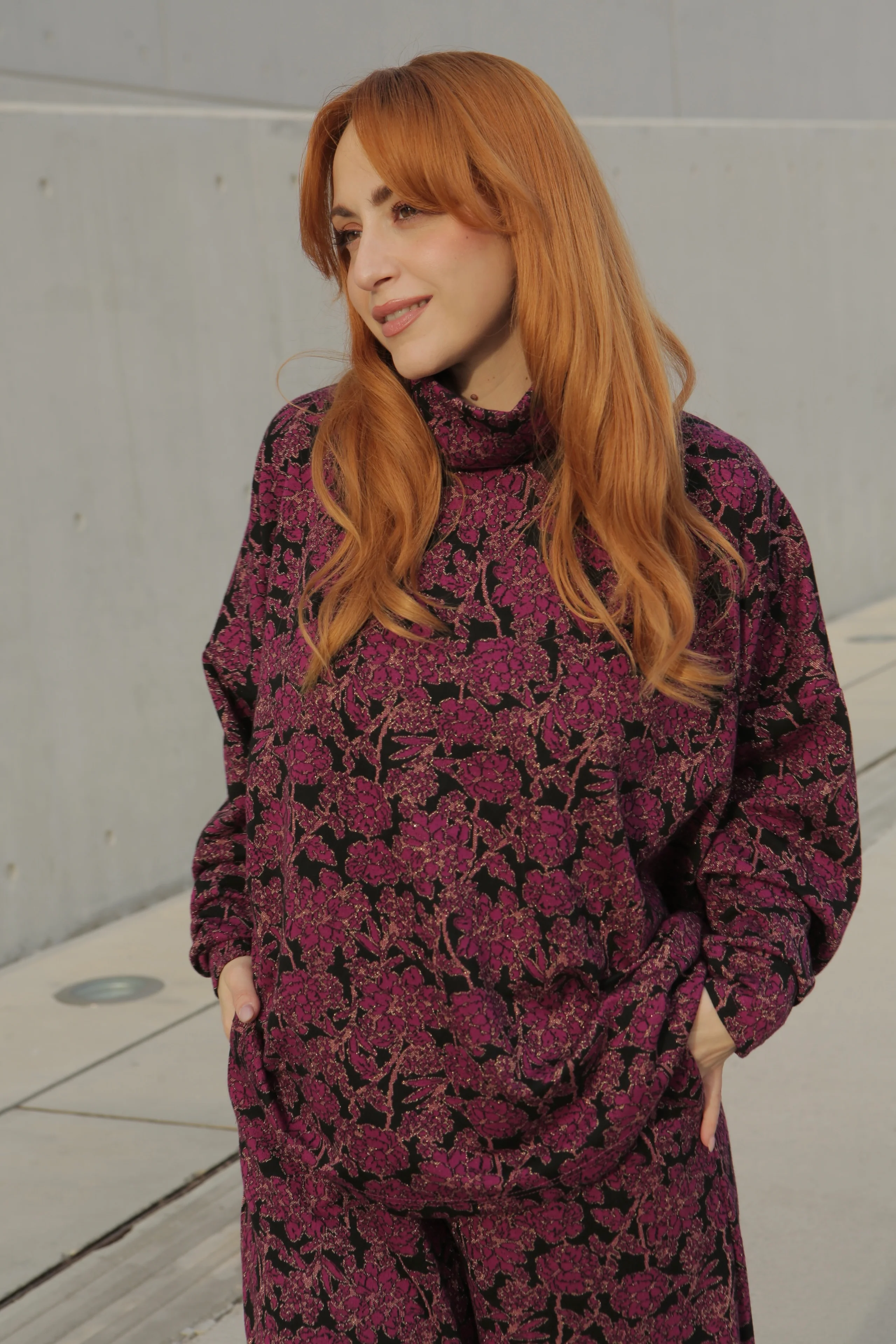 Maeve floral purple sweater - Image 5