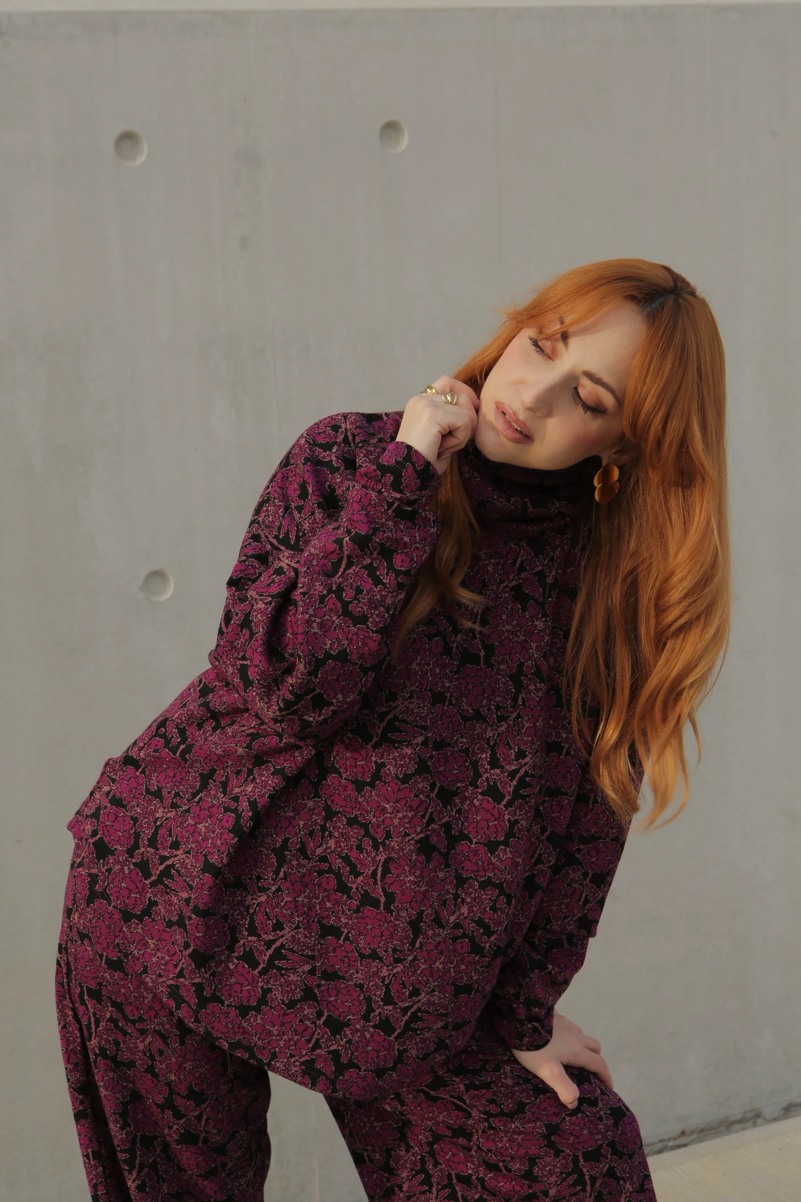 Maeve floral purple sweater - Image 6