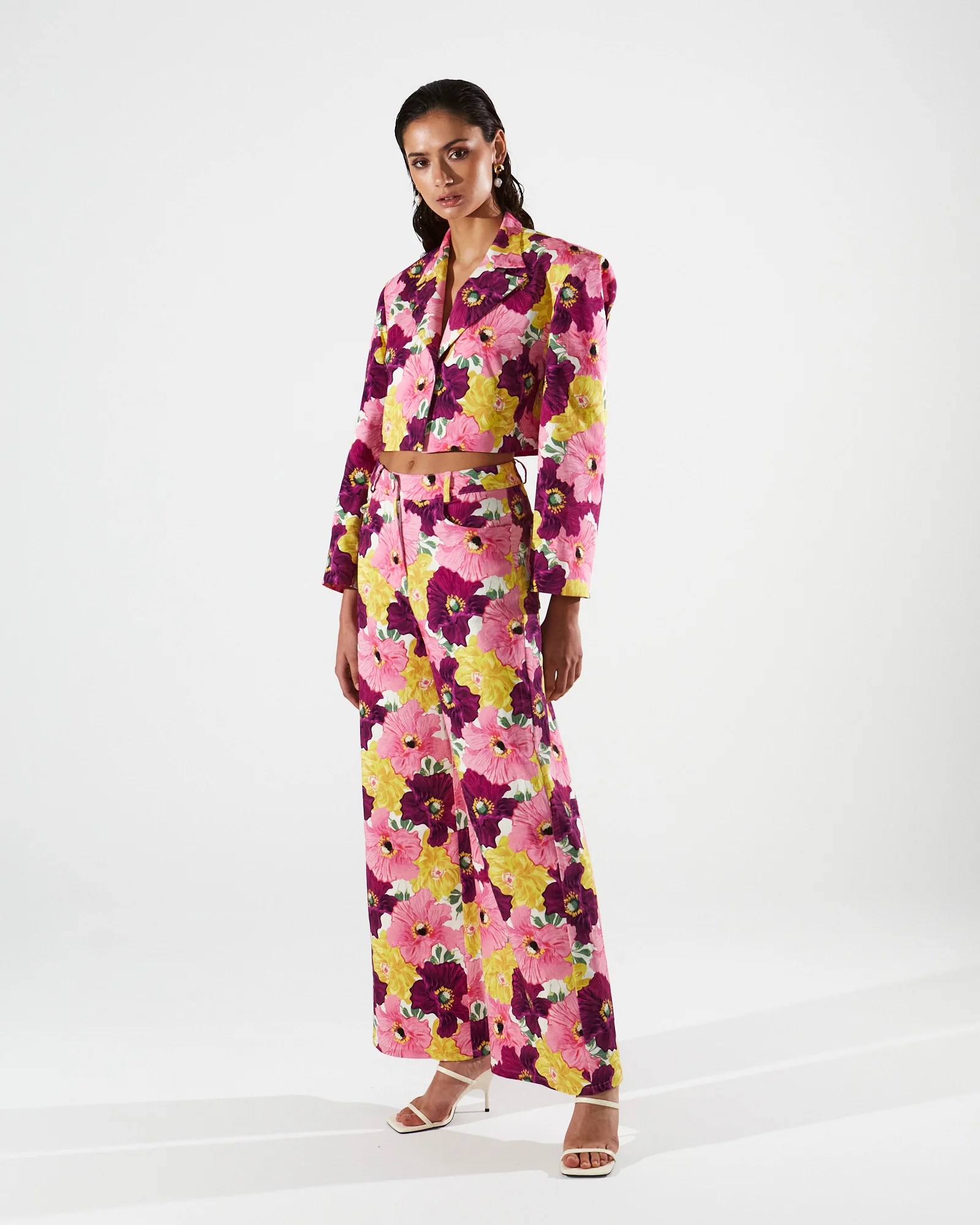 Margo cotton cropped blazer - Image 3