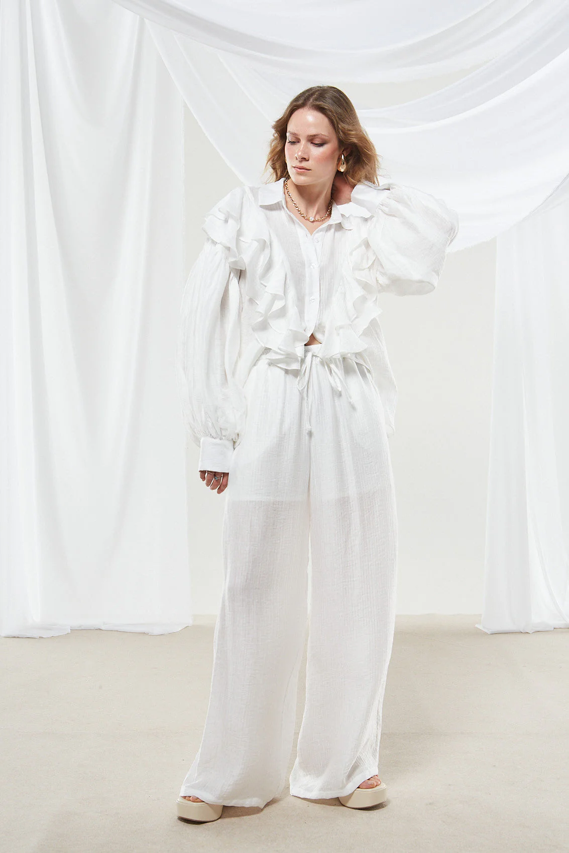 Margot white pants - Image 2
