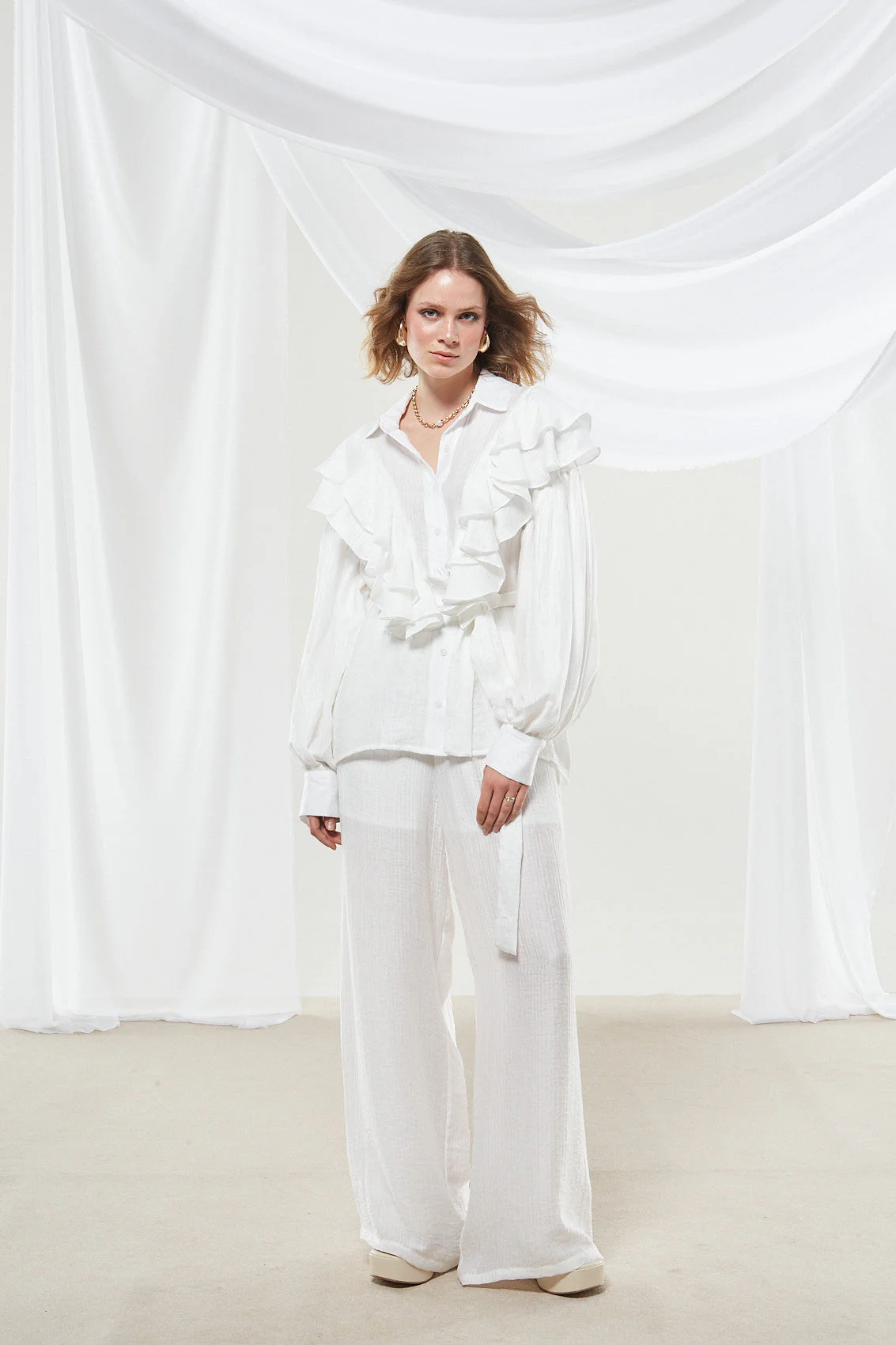 Margot white pants - Image 4