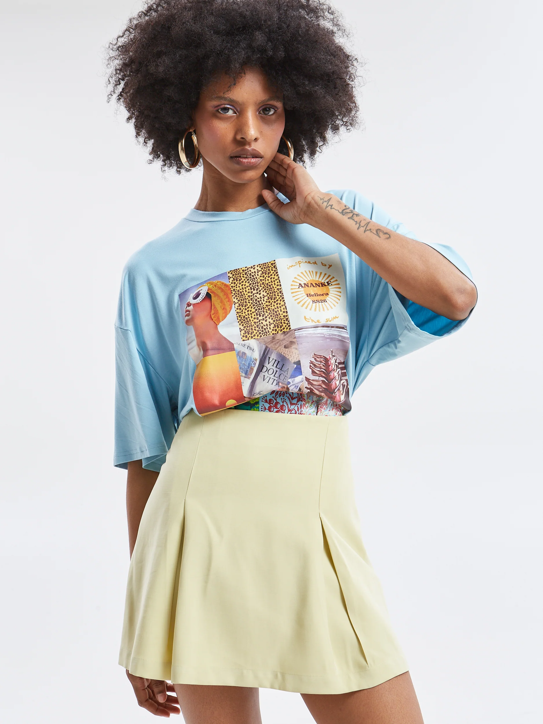 Mireya mini banana skirt